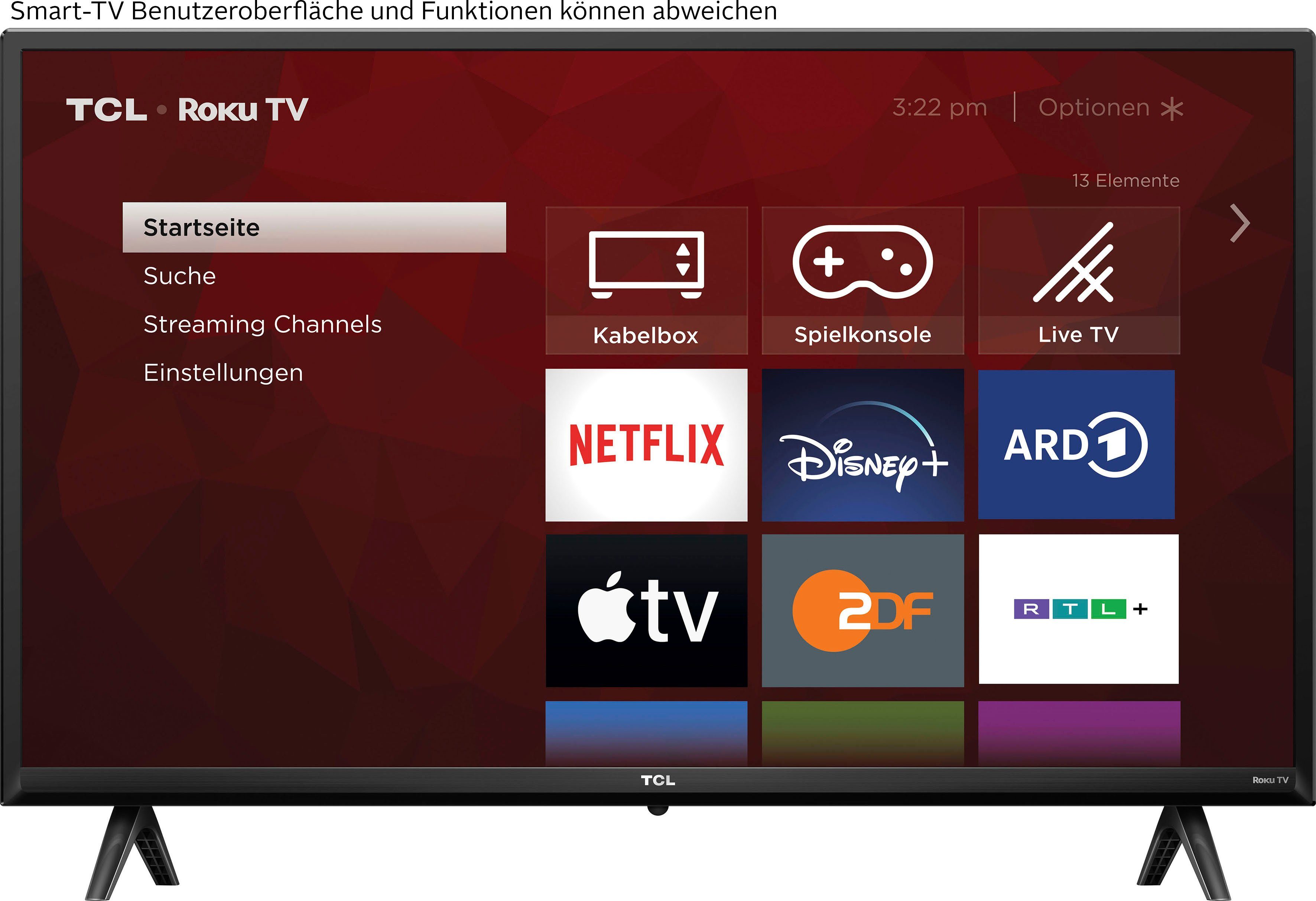 TCL LCD-led-TV 32RS530X1, 80 cm / 32", HD, Smart TV, Roku TV, Smart HDR, HDR10, Chromecast, Youtube, Netflix