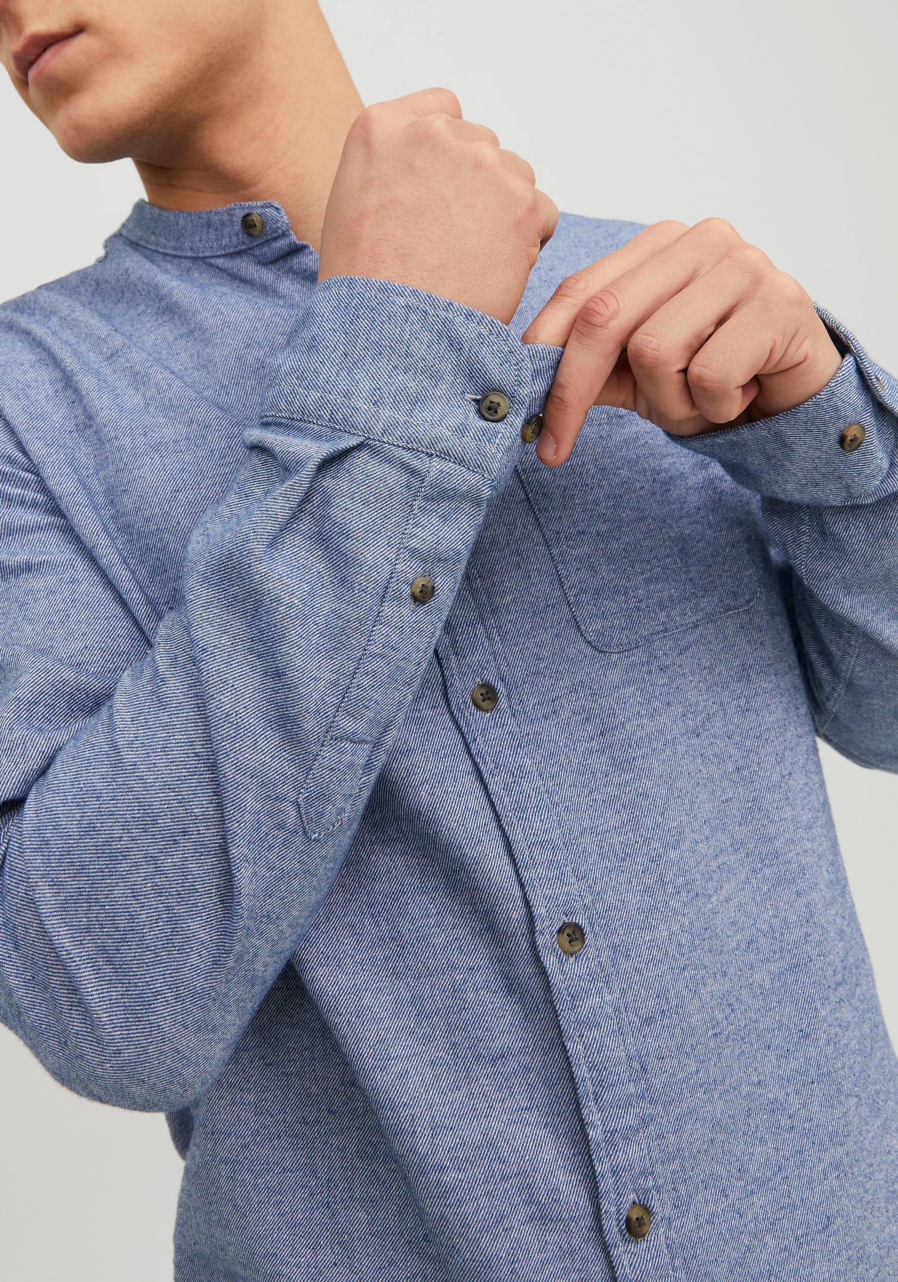 Jack & Jones Overhemd met lange mouwen JJEBAND MELANGE SHIRT LS SN