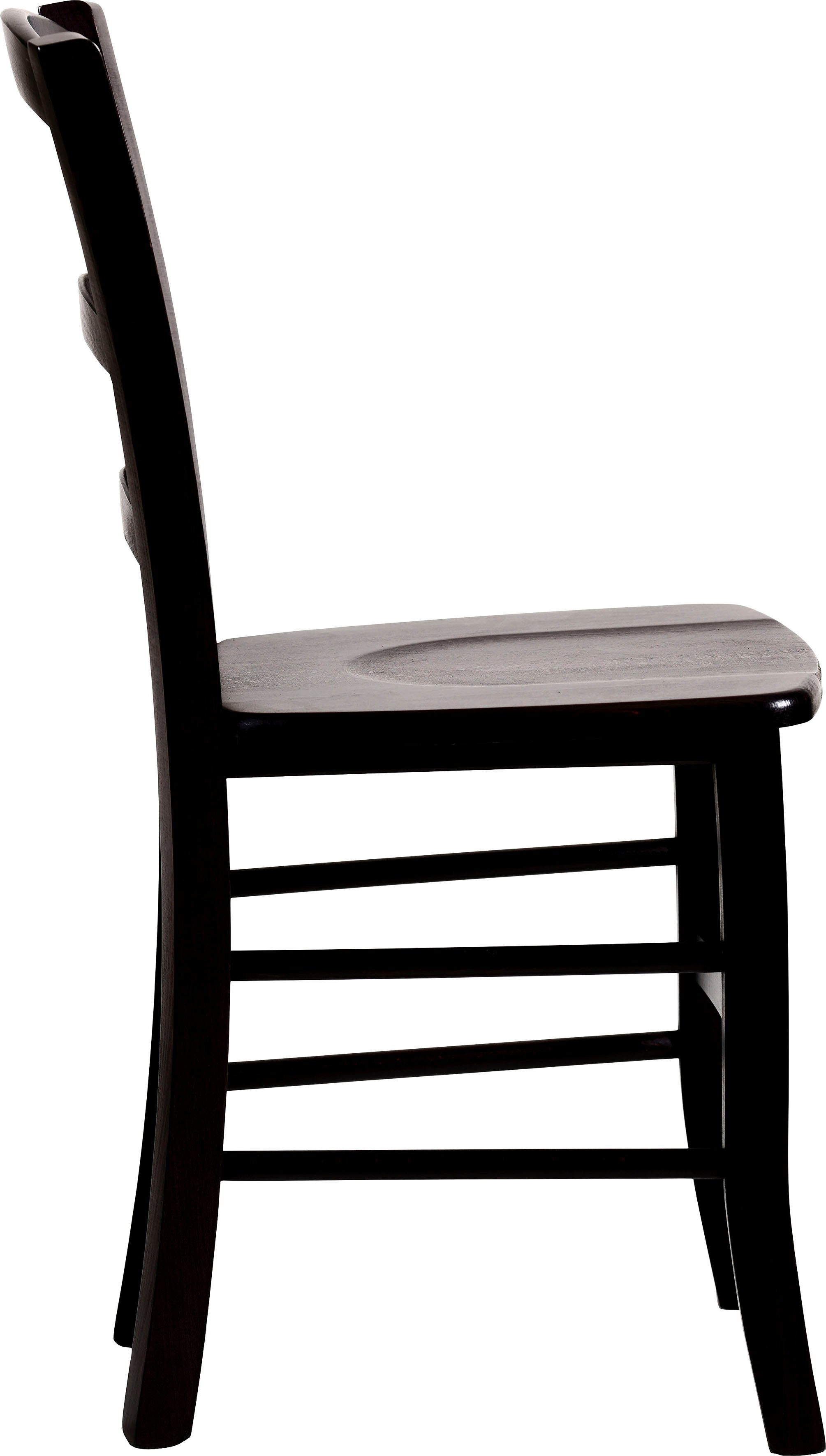 Home affaire Eetkamerstoel Super Paesana van massief beukenhout (set, 2 stuks)