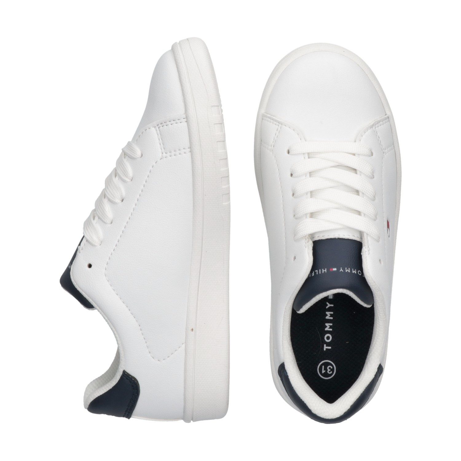Tommy Hilfiger Sneakers , veterschoen, vrijetijdsschoen met logoversiering