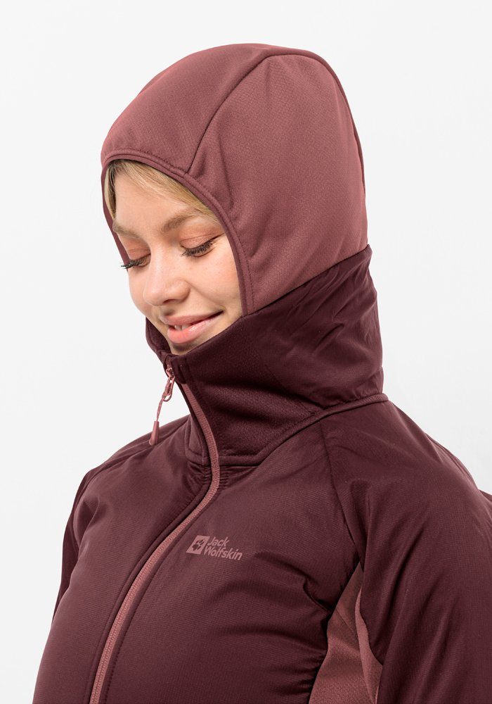 Jack Wolfskin Fleecejack met capuchon ALPGRAT PRO INS FZ W