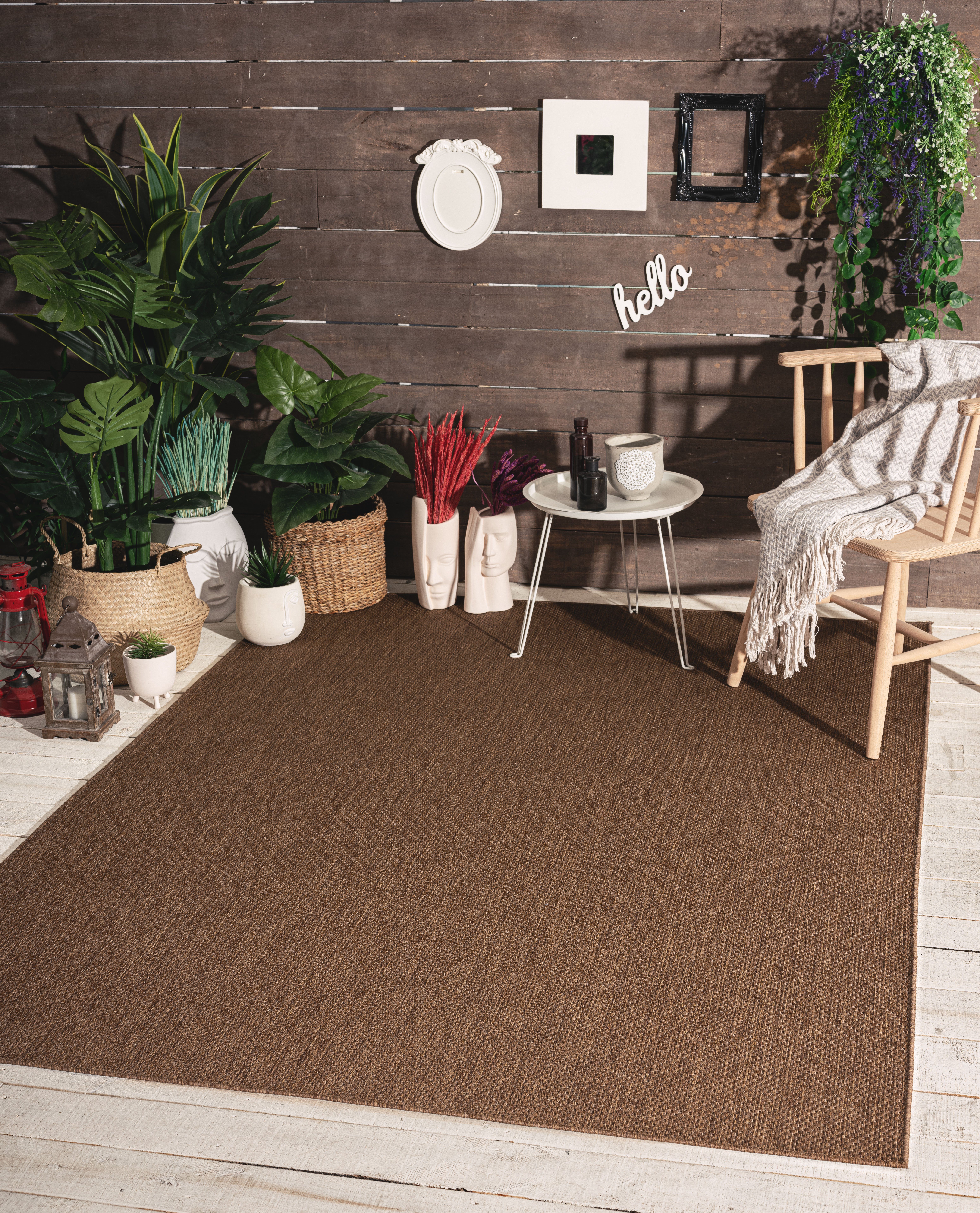 my home Vloerkleed Saylor Geschikt voor binnen en buiten, sisal-look, weerbestendig & uv-bestendig