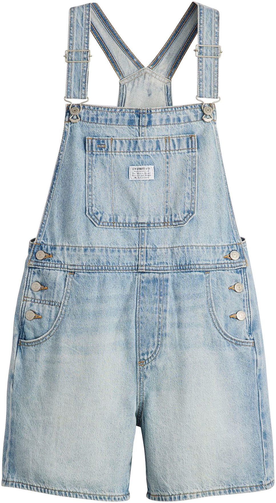 Levi's® Tuinbroek UTILITY SHORTALL in five-pocketsstijl