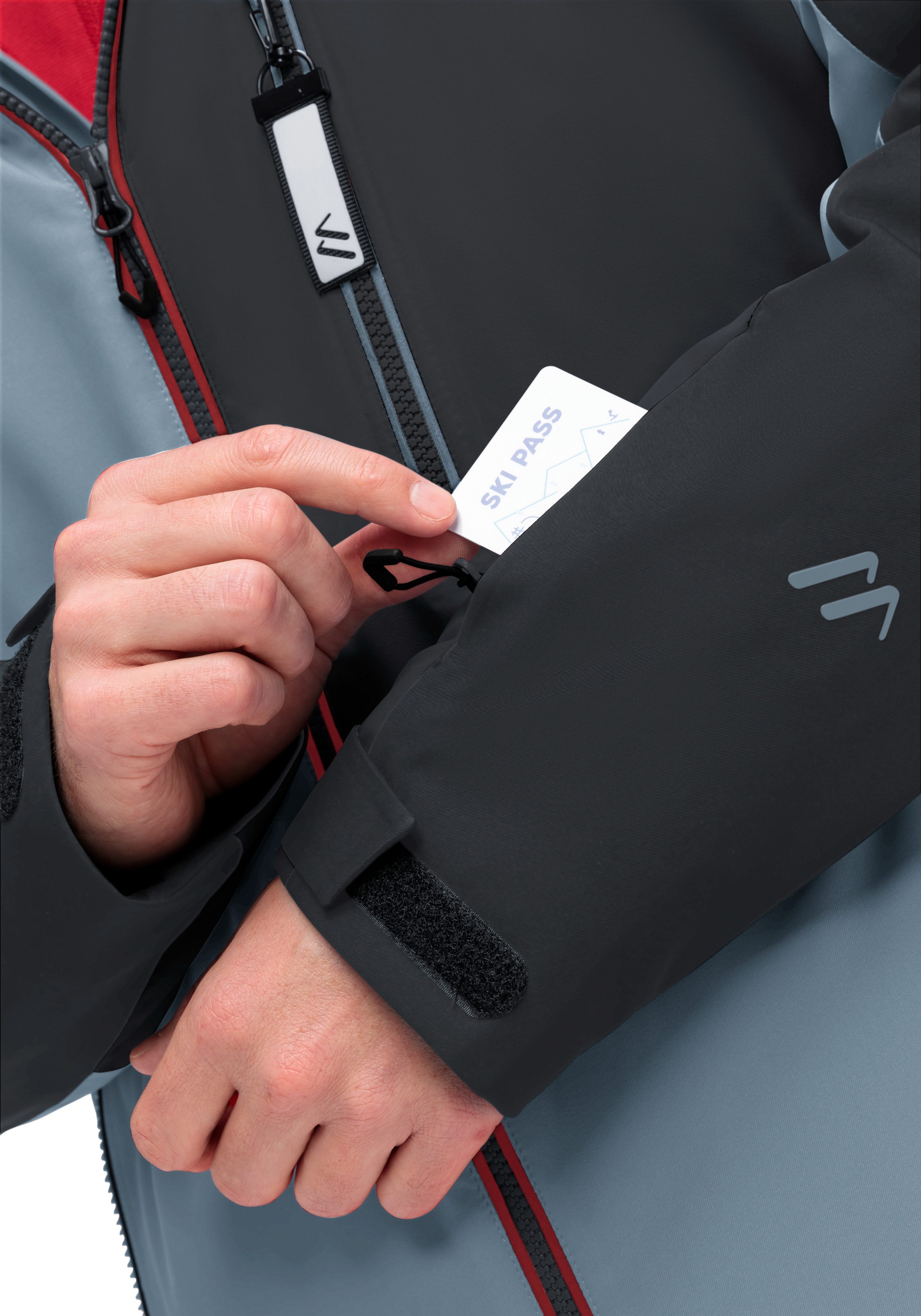 Maier Sports Ski-jack Oravice Heren winterjack met ritszakken en capuchon waterdicht