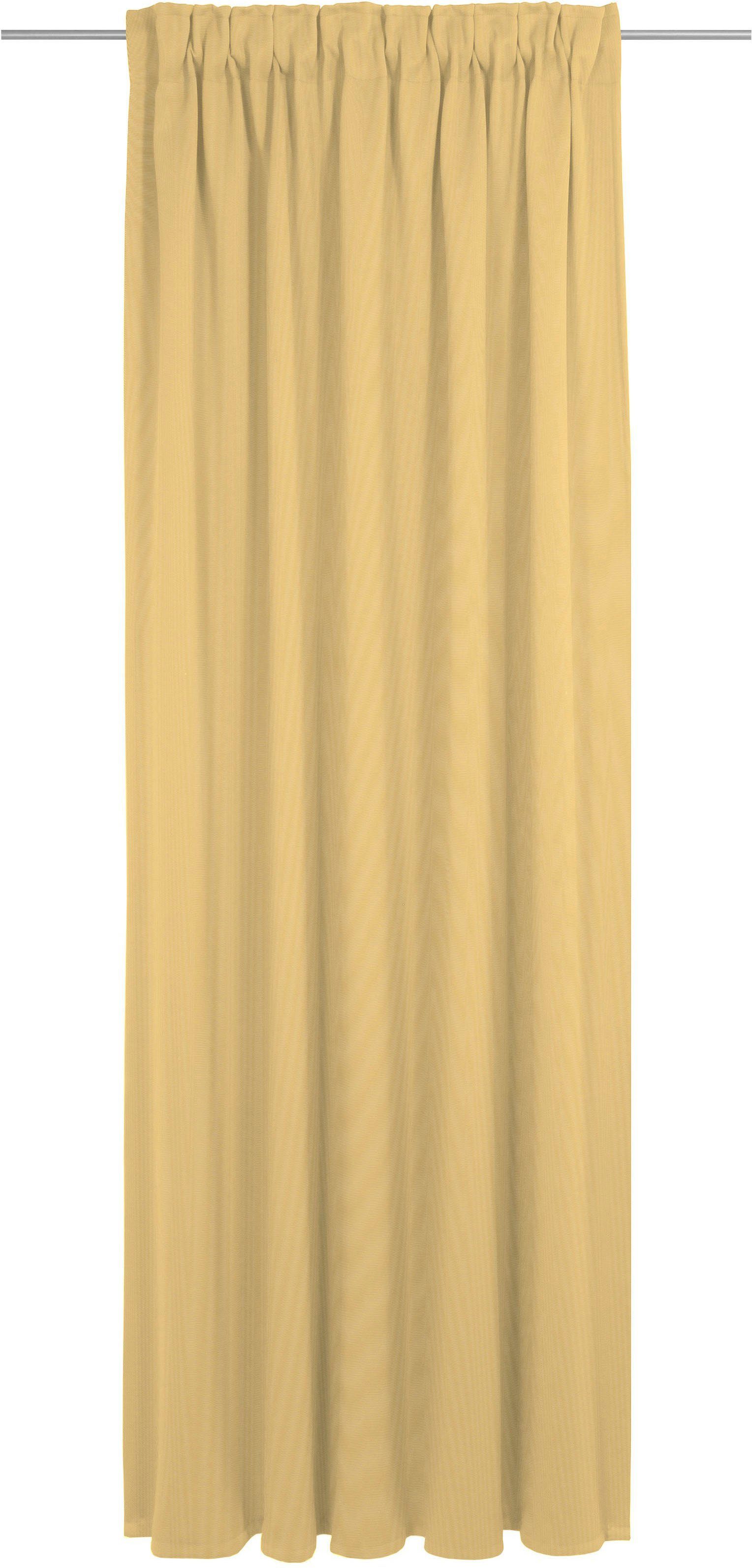 Wirth Gordijn Uni Collection Light (1 stuk) vitrage maat 142 cm x 145 cm geel