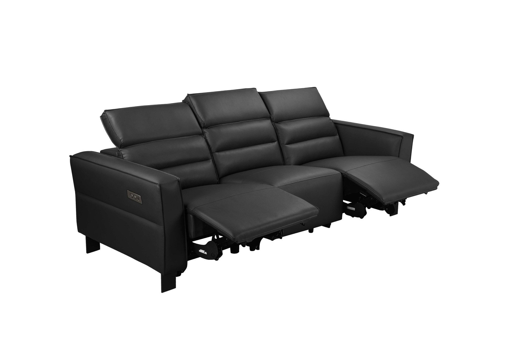 Places of Style 3-zitsbank Carpari, 224 cm, handmatige of elektrische relaxfunctie in 2 zitplaatsen
