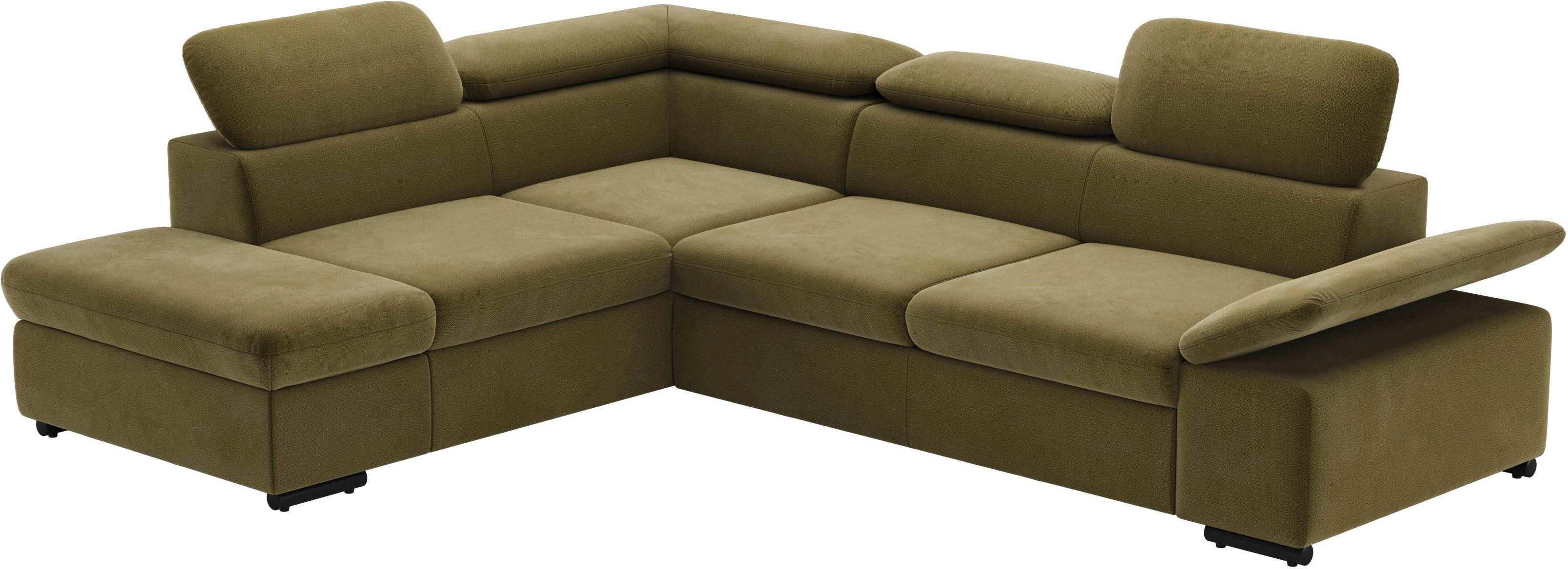 sit&more Hoekbank Alcudia L-vorm met armverstelling, optionele hoofdeindverstelling en bedfunctie