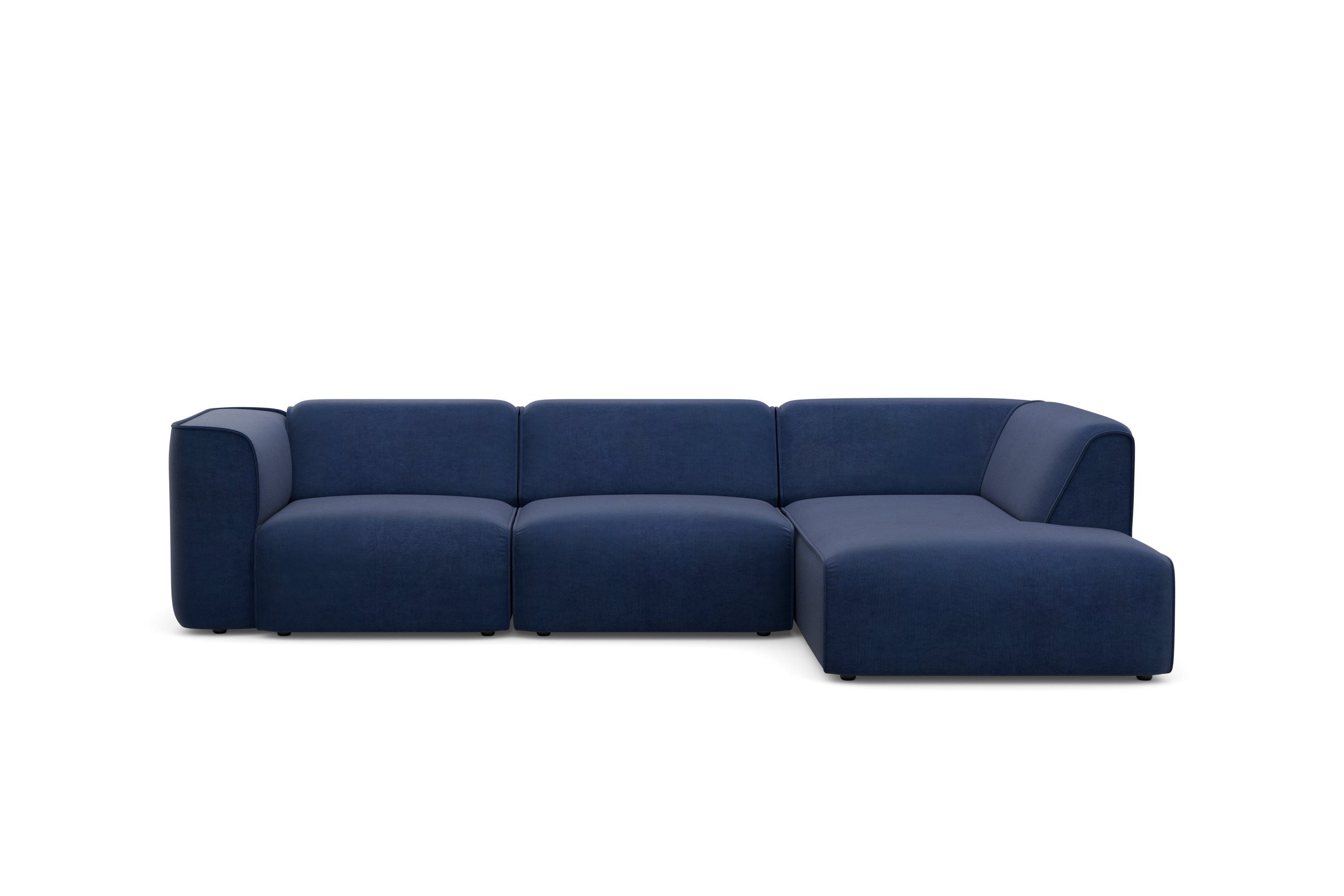 RAUM.ID Hoekbank Merid L-vorm, altijd uitbreidbaar met modules, B/D/H: 295/162/70 cm