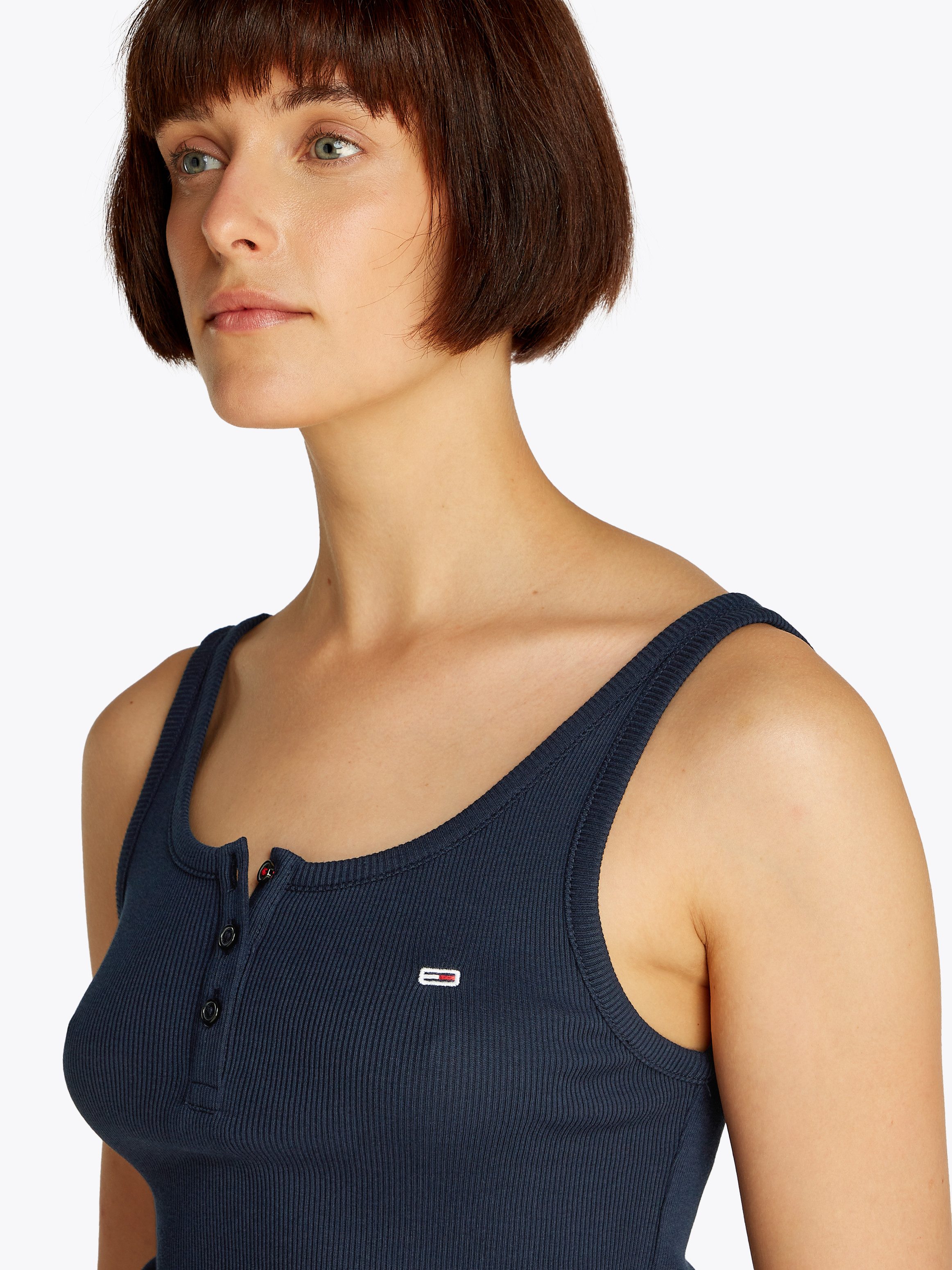 TOMMY JEANS Tanktop TJW SLIM BUTTON TANK