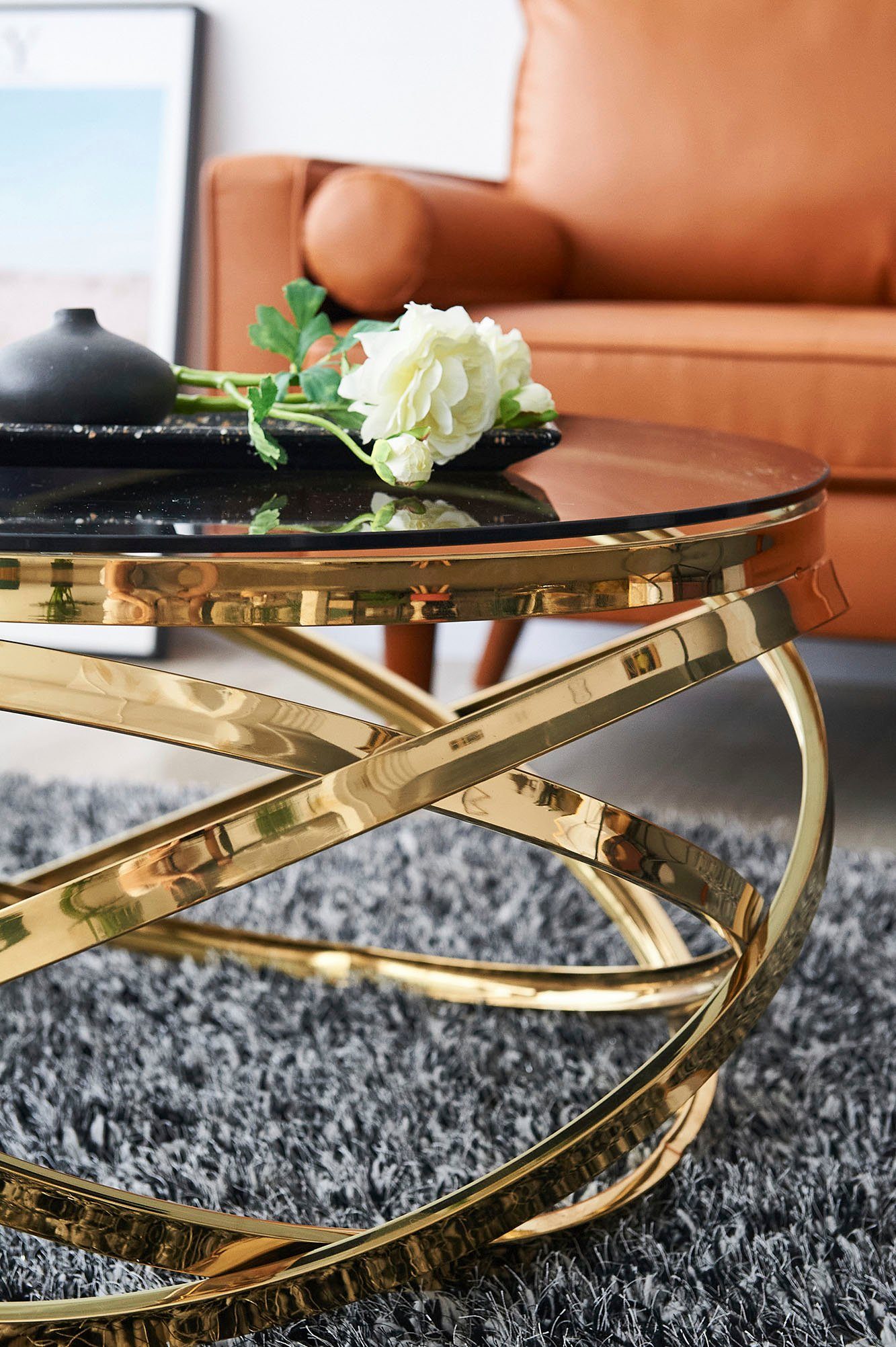 SalesFever Salontafel Frame gemaakt van roestvrij edelstaal
