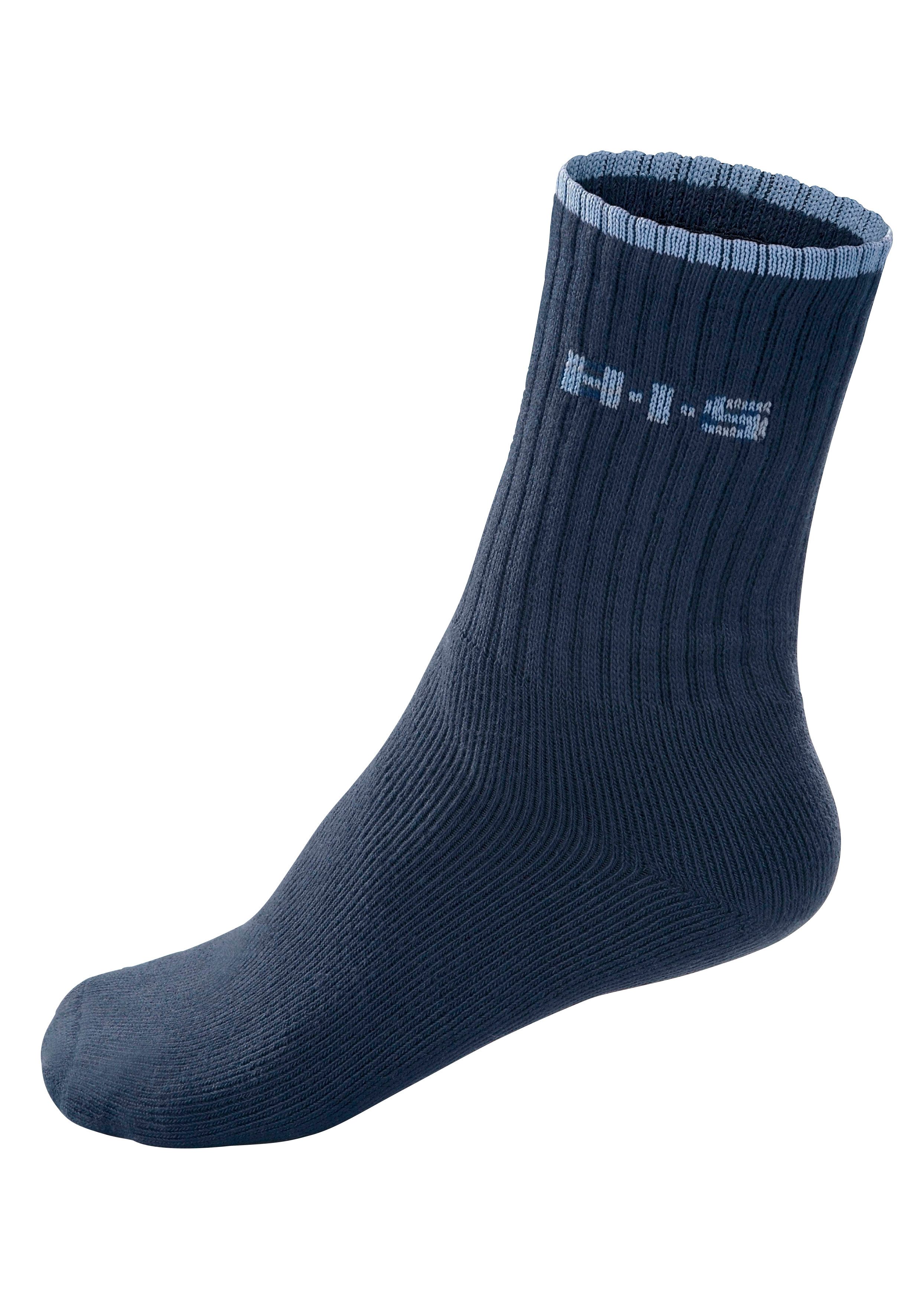 H.I.S Sportsokken met frotté & verstevigde drukzones (set, 6 paar)