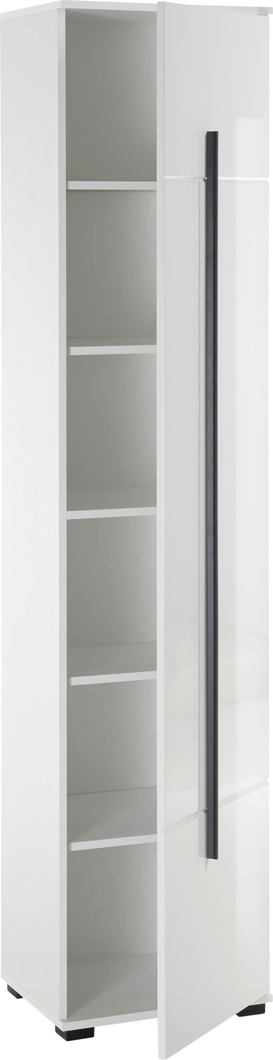 INOSIGN Hoge kast Cantara, Badschrank in Hochglanz Weiß, Hochschrank im modernen Design