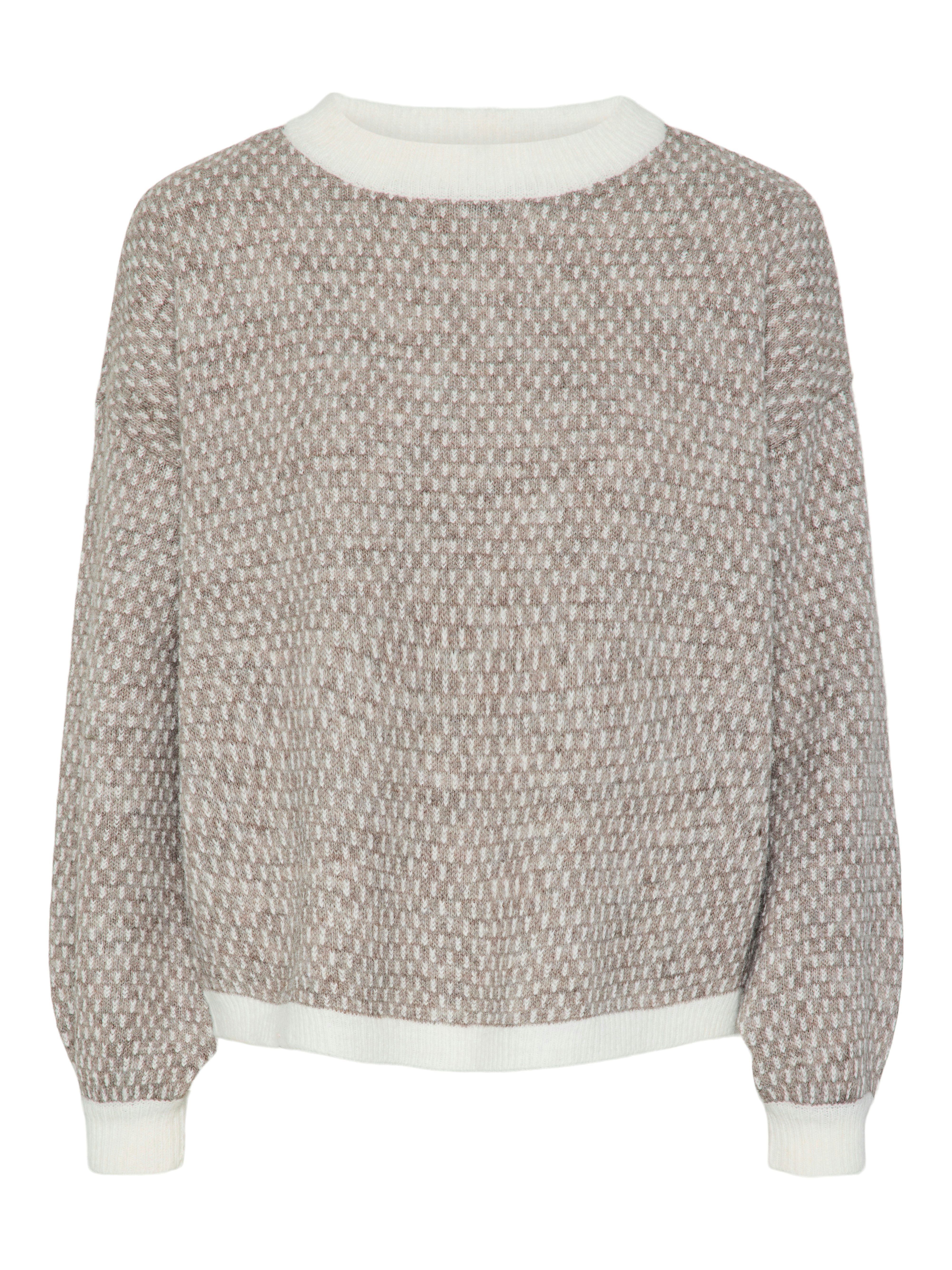 pieces Trui met ronde hals PCDILIPPA LS O-NECK KNIT MM