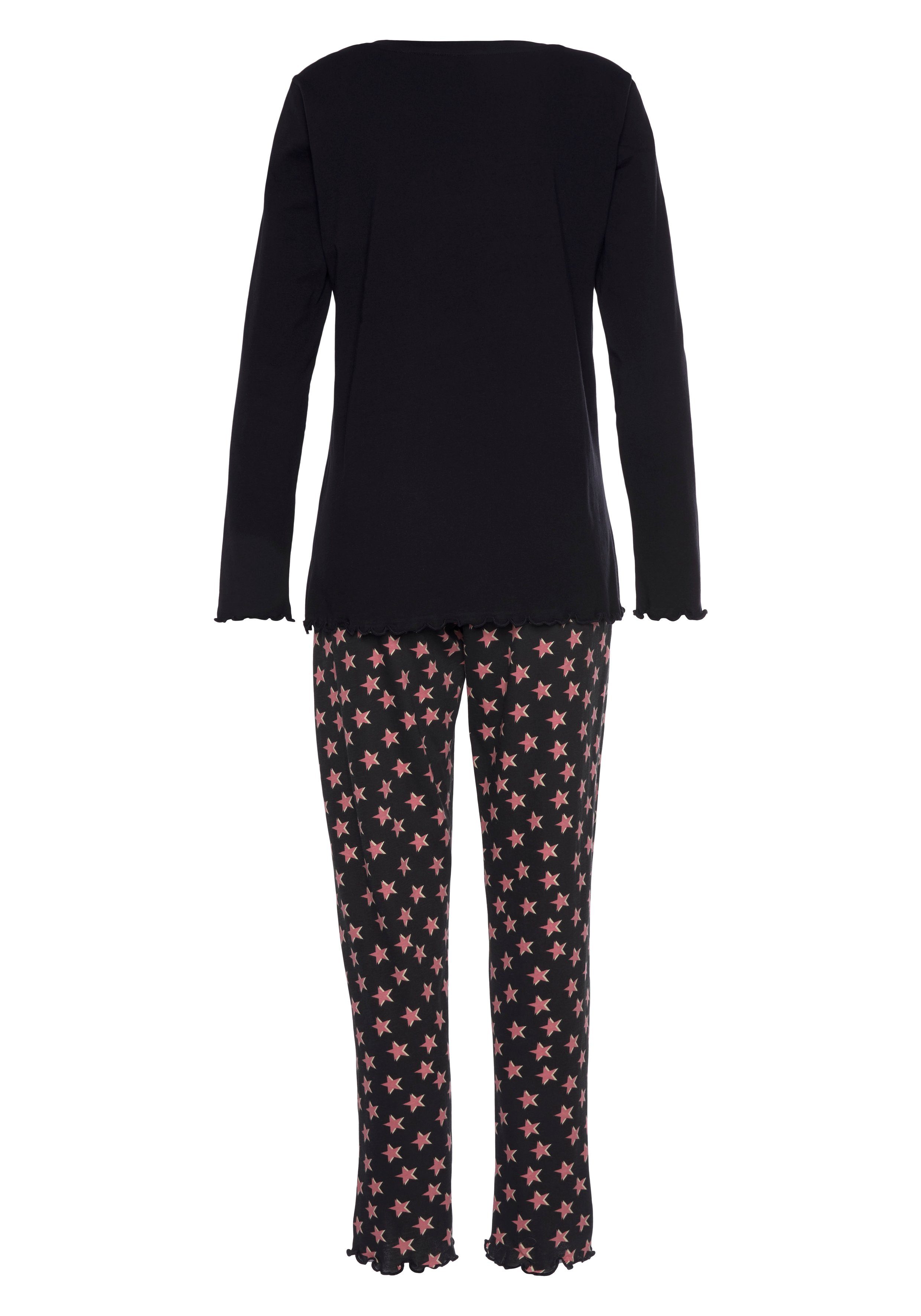 Vivance Dreams Pyjama met sterretjesprint (2-delig, 1 stuk)