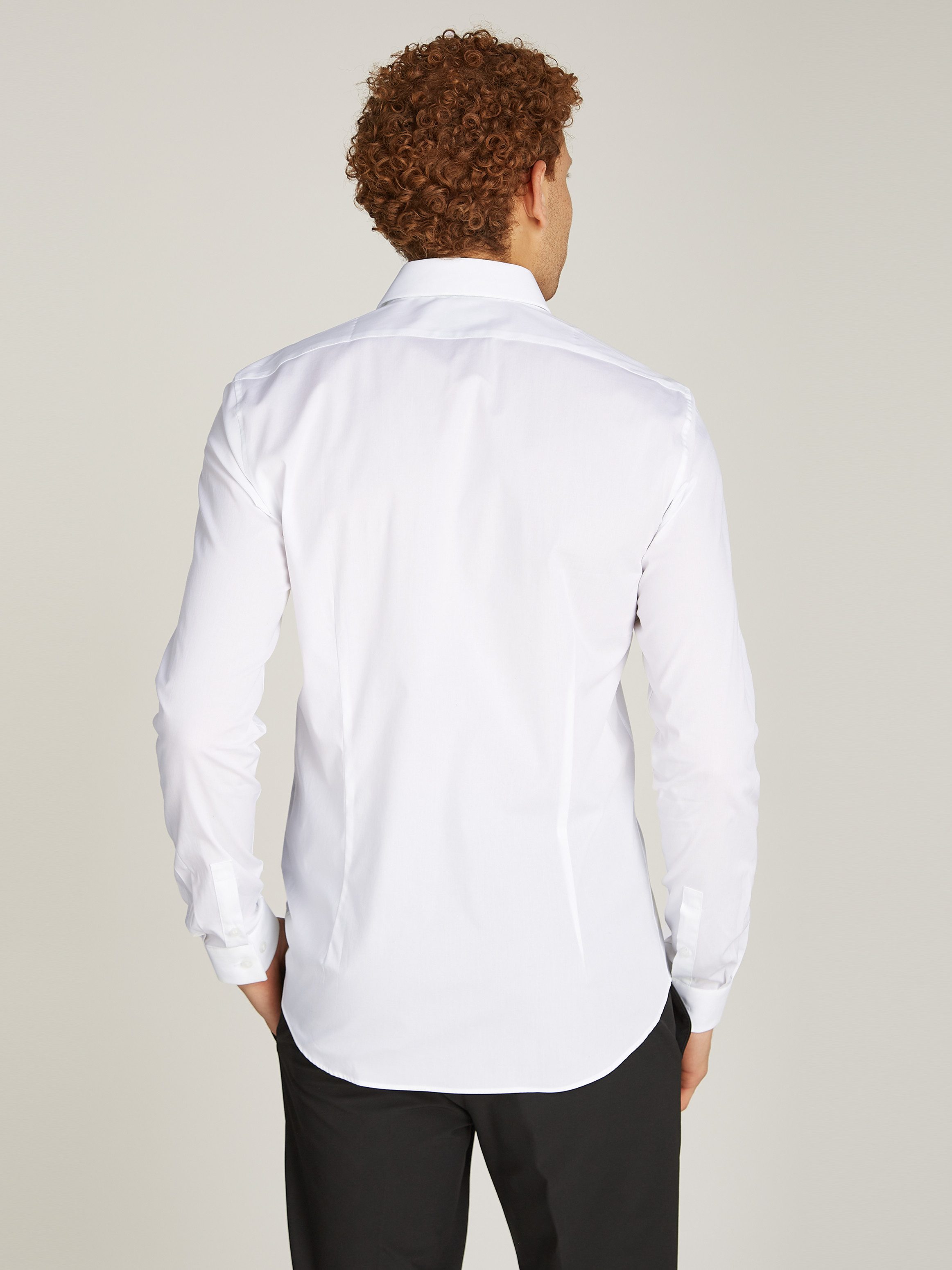 Calvin Klein Overhemd met lange mouwen POPLIN HP EXTRA SLIM SHIRT