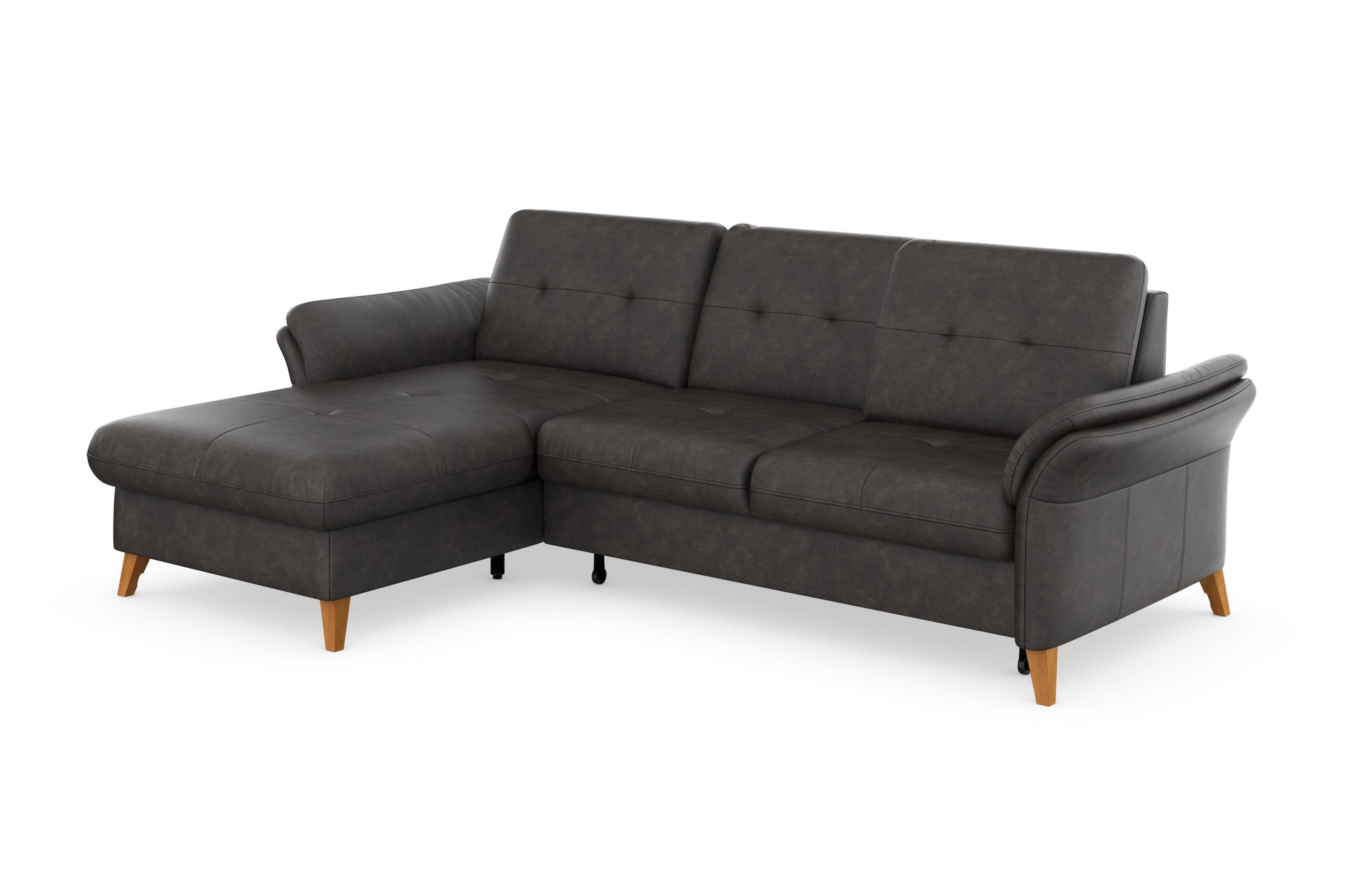 sit&more Hoekbank Göteborg Zitdiepteverstelling en binnenvering, naar keuze met slaapfunctie