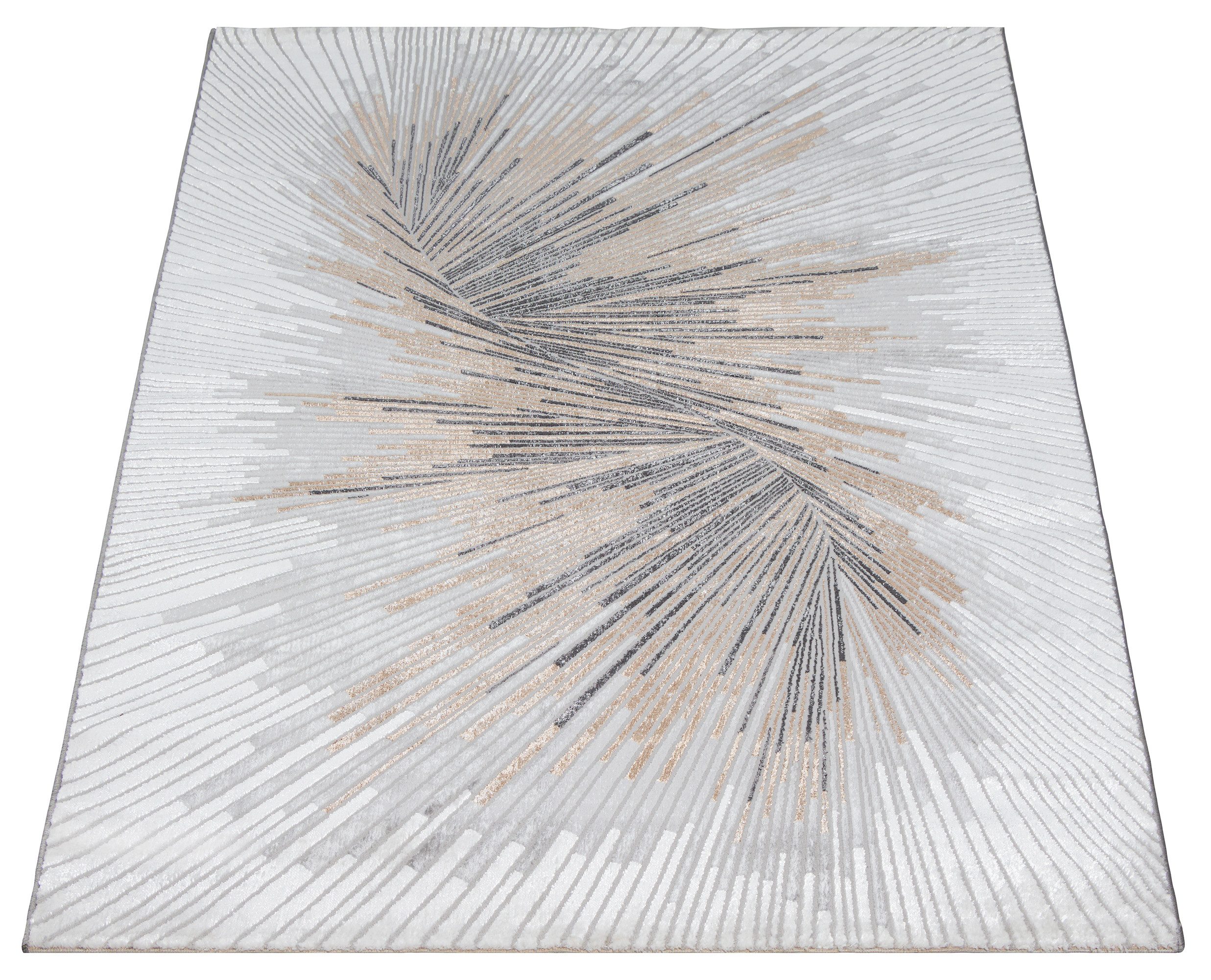 The carpet Vloerkleed Mila moderne woonkamer tapijt met elegant glanzende pool