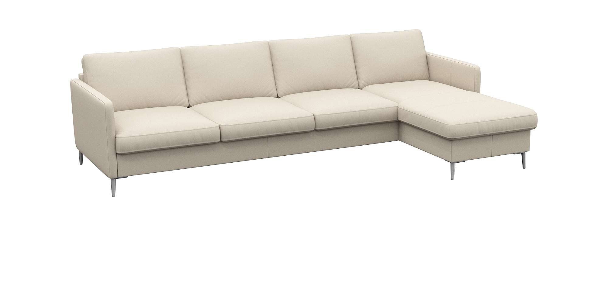 FLEXLUX Hoekbank Fiore, L-vorm, comfortabel en aangenaam door hoogwaardige zitopbouw