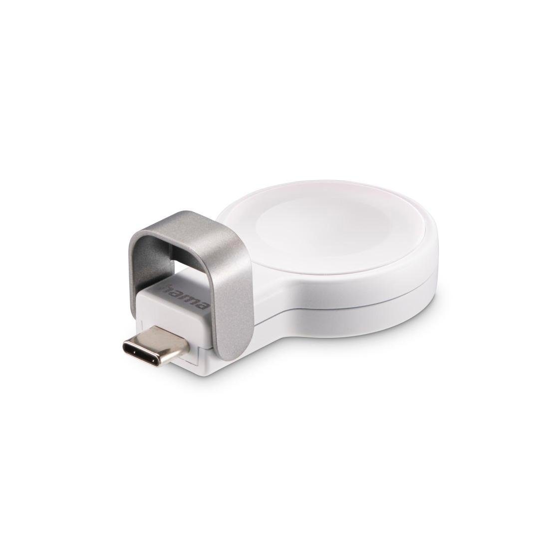Hama USB-oplader Draadloze oplader voor Apple Watch, met USB-C aansluiting (1 stuk)