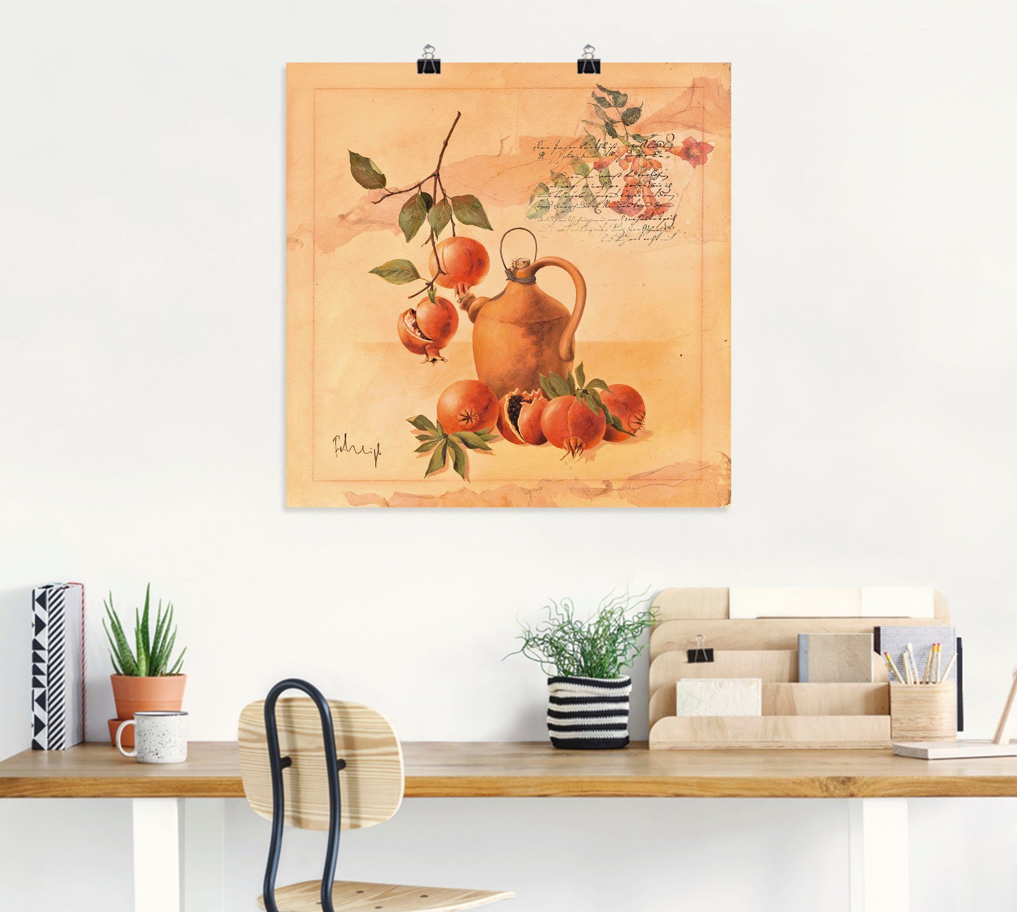 Artland Poster Gelukkige herinneringen als artprint op linnen, muursticker of poster in verschillende maten