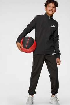 puma joggingpak tape sweat suit tr cl b (set, 2-delig) zwart