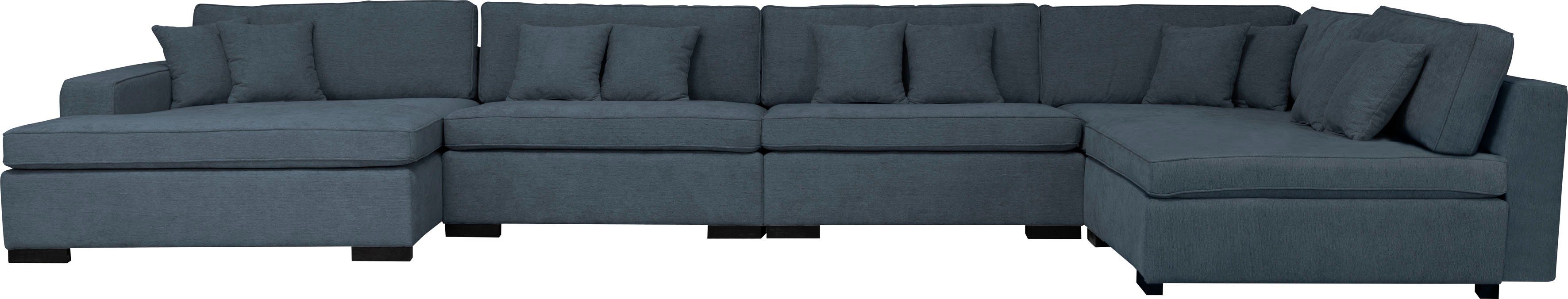 Guido Maria Kretschmer Home&Living Zithoek Skara XXL U-vorm Loungebank XXL met binnenveringsinterieur, in vele overtrekkwaliteiten