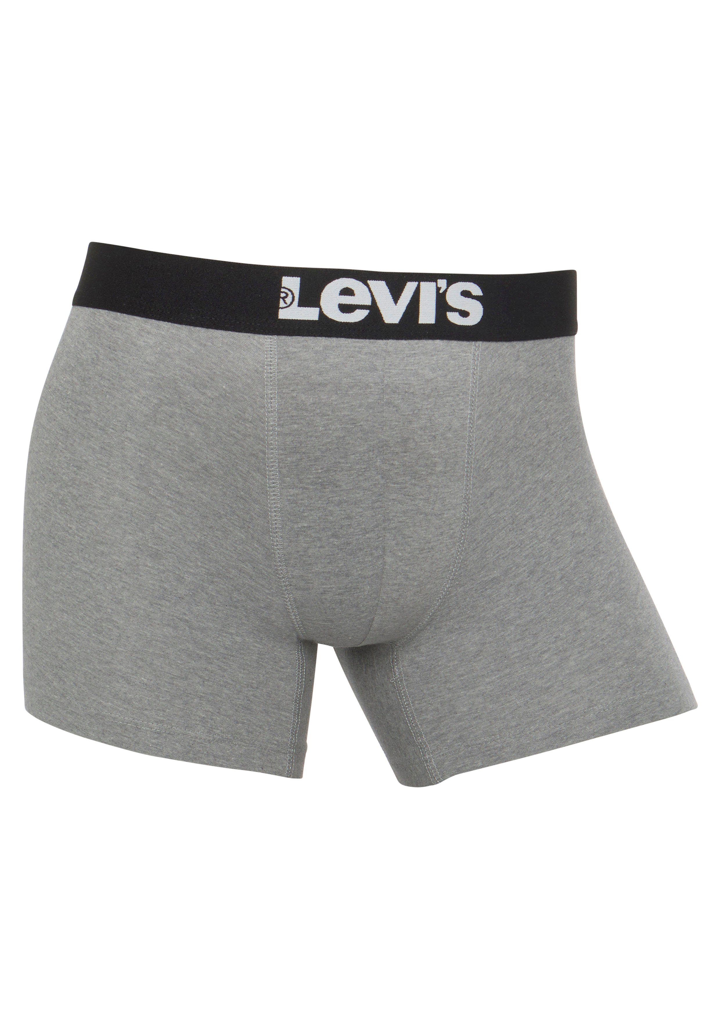 Levi's® Boxershort Heren Solid Logo Boxer 4-pack (Set van 4)