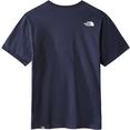 the north face t-shirt easy tee grote logoprint