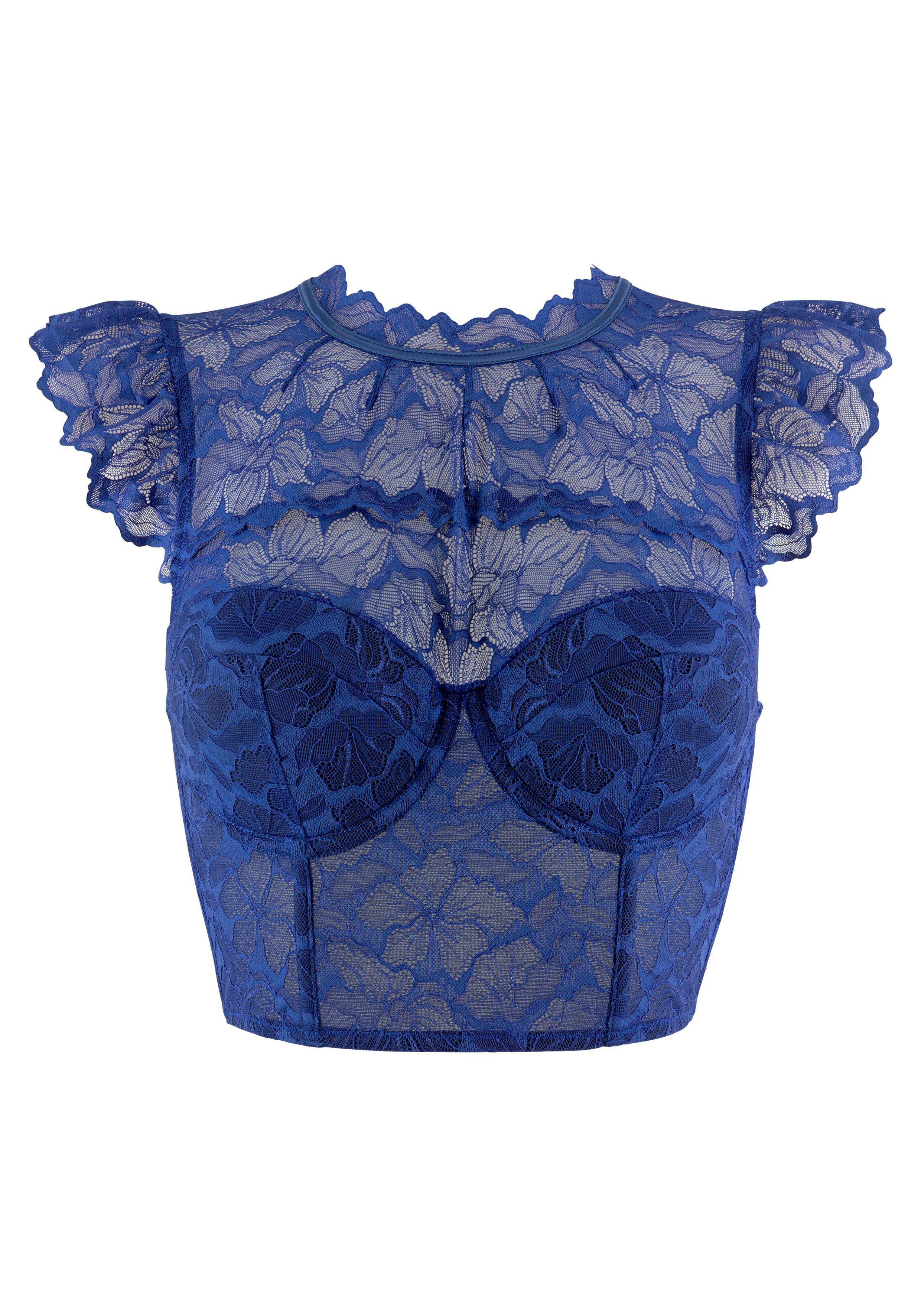 Lascana Bh met steuncups met beugel van edele, subtiel transparante kant, sexy lingerie