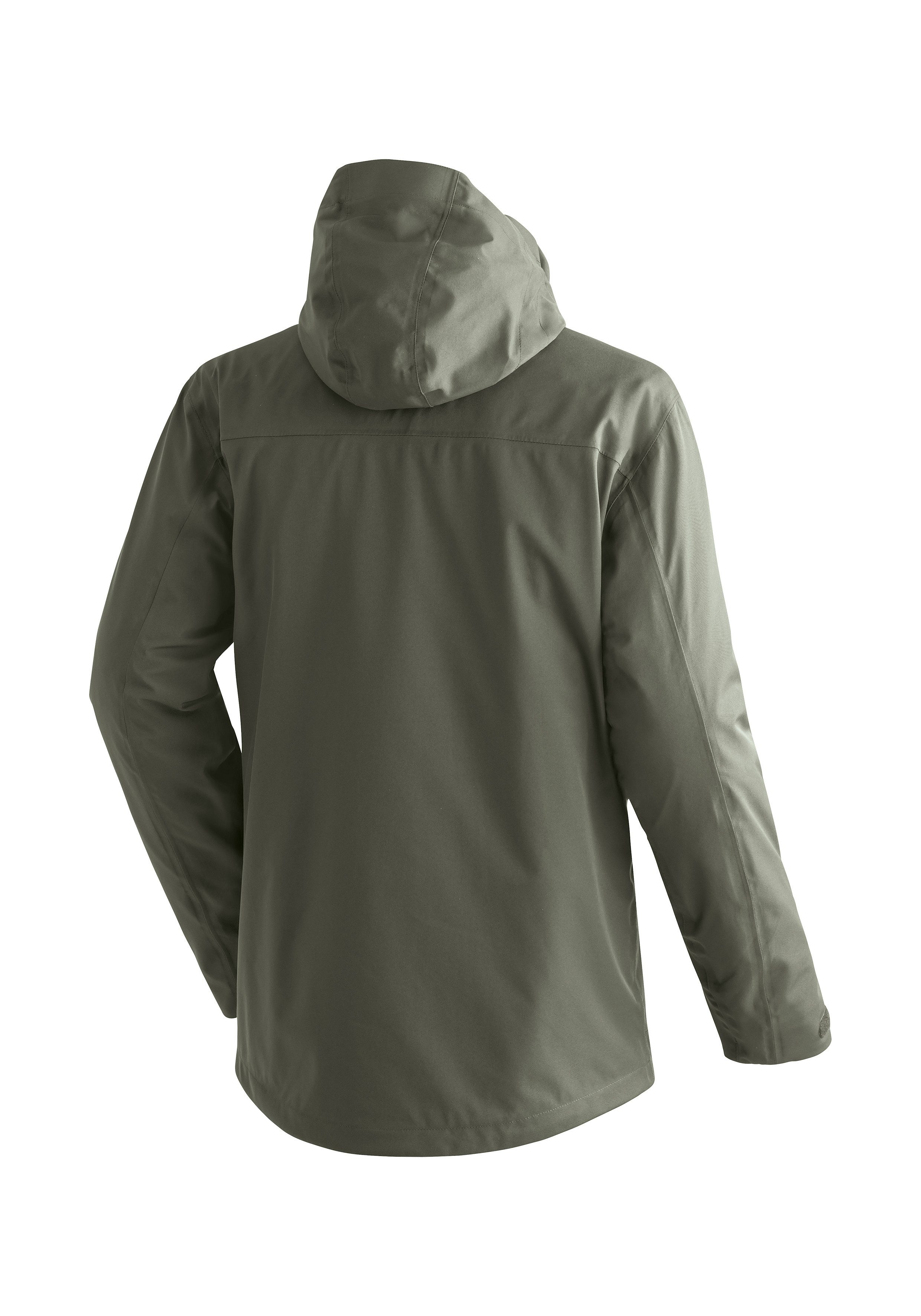 Maier Sports Functioneel jack Peyor 3in1 Heren 3-in-1 jas, wind/waterdicht, ritszakken en capuchon