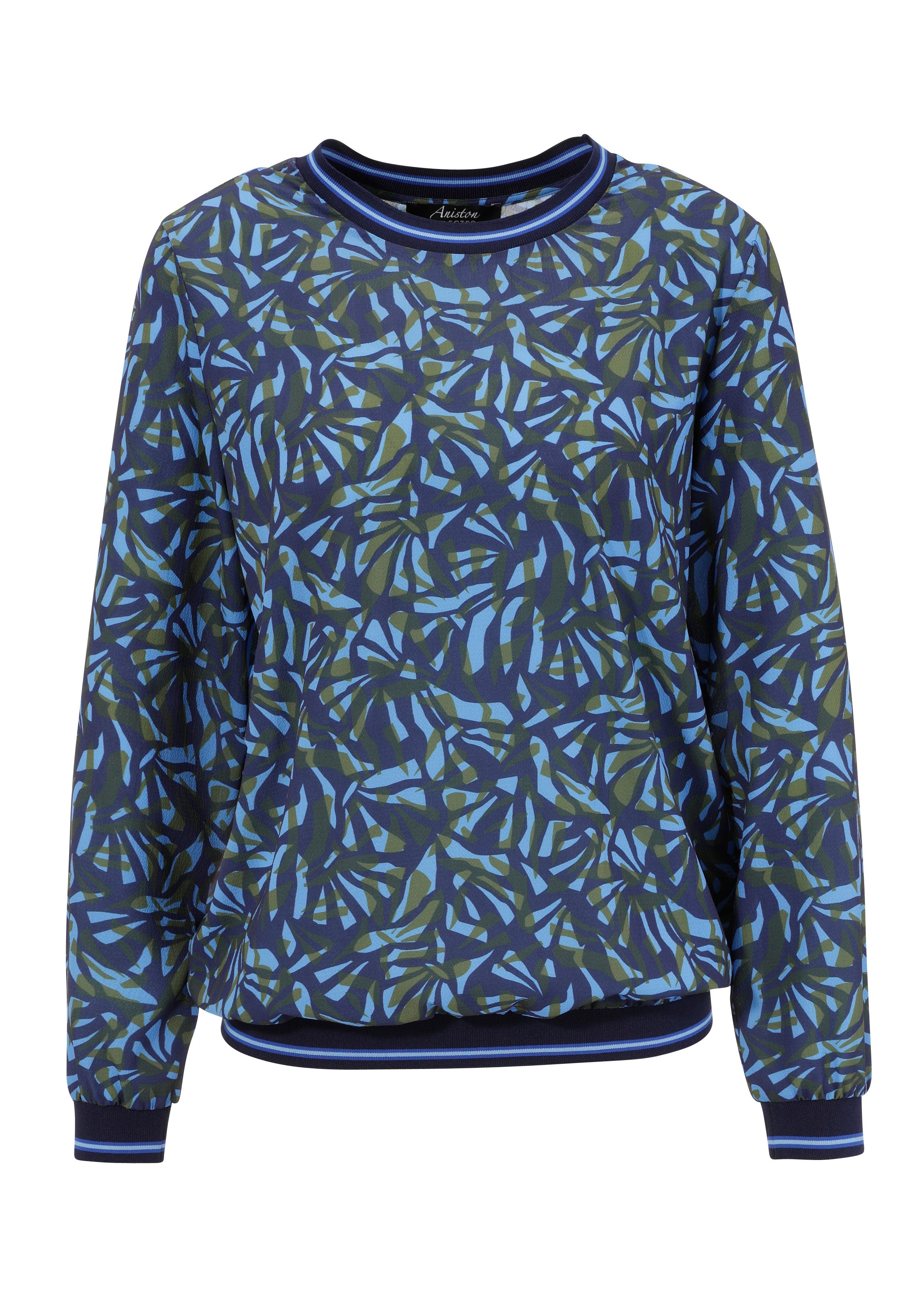 Aniston SELECTED Shirtblouse met opwindende print en casual pasvorm