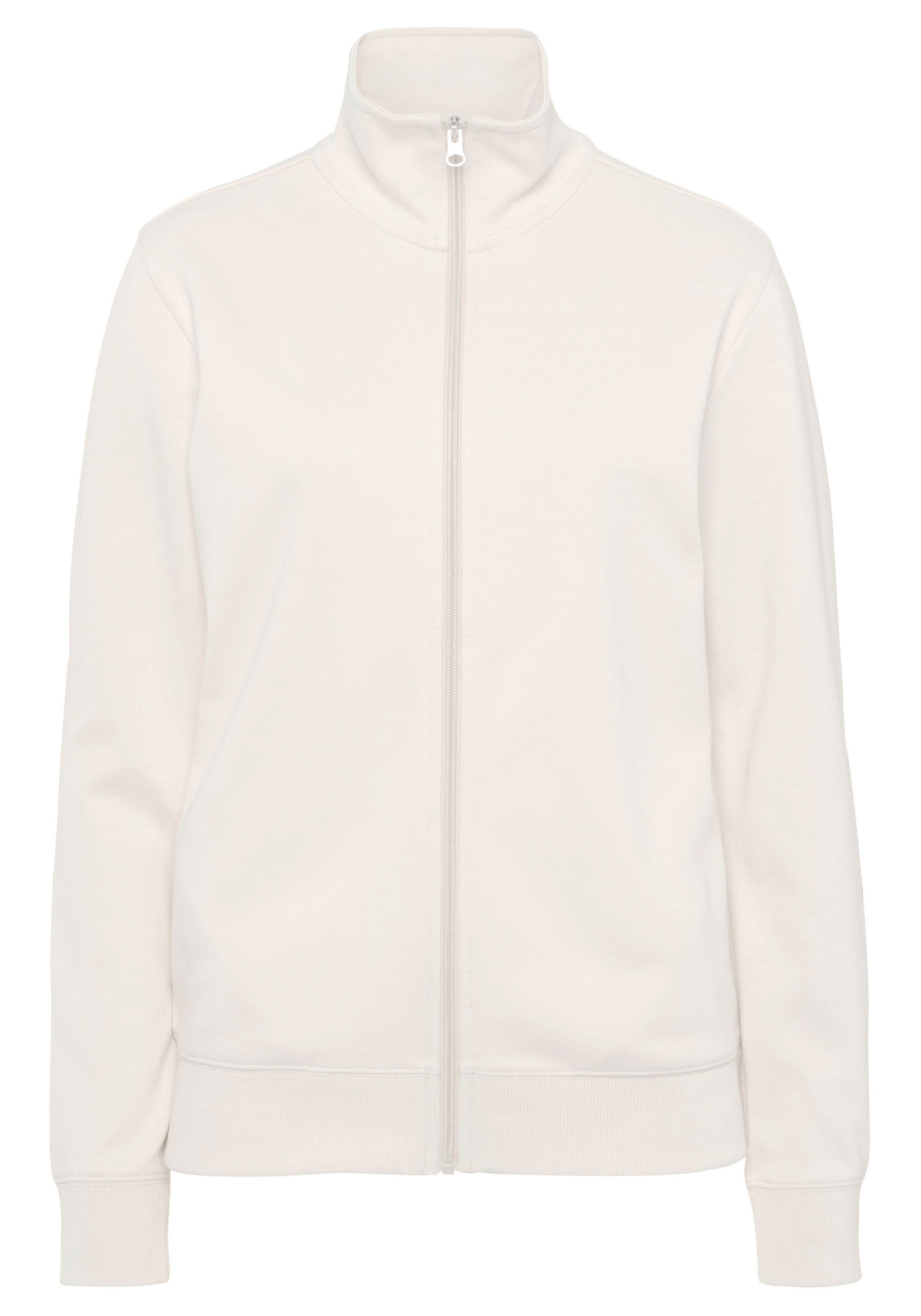 Bench. Loungewear Sweatvest met geborduurd staande kraag, loungepak (1-delig)