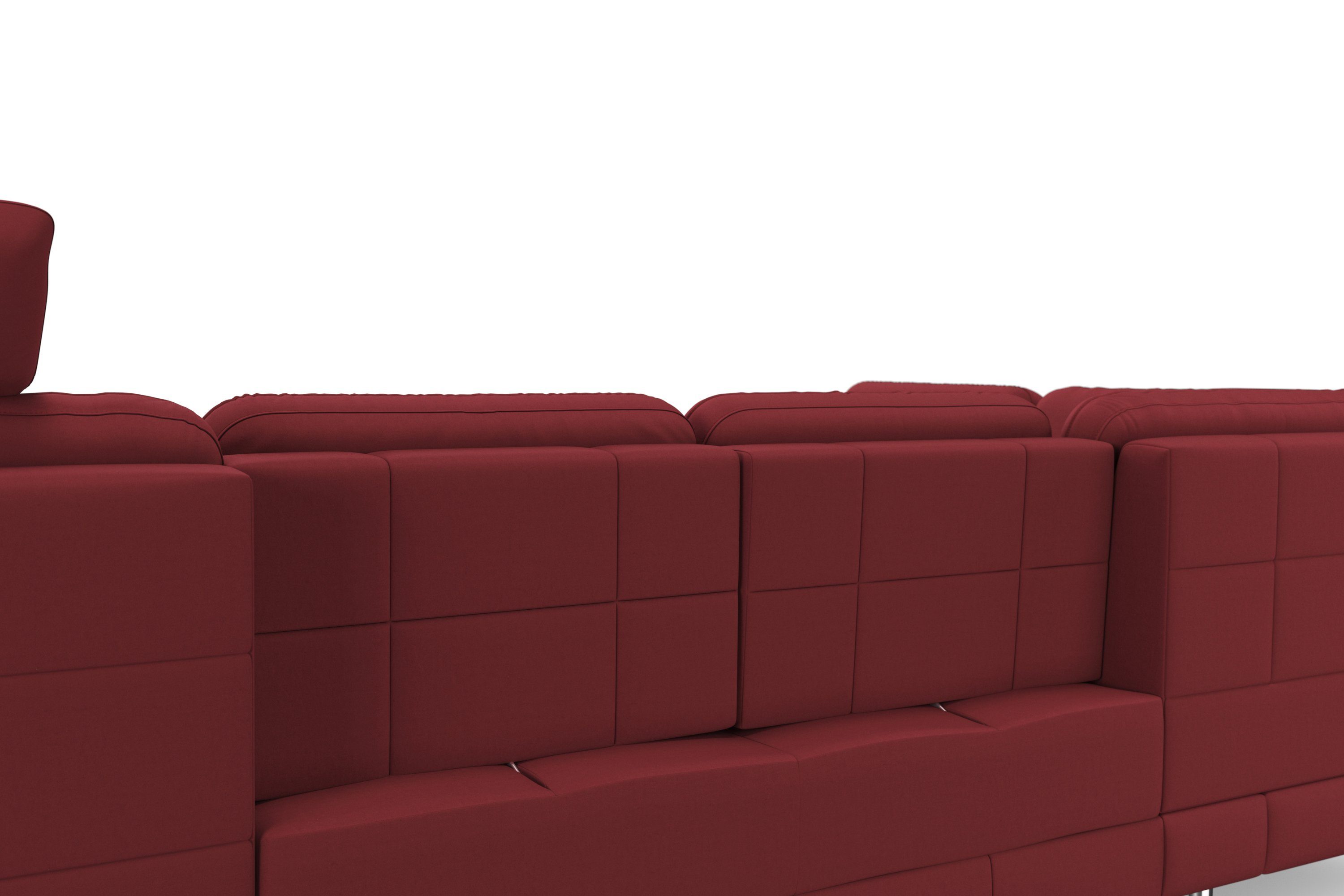 sit&more Zithoek Bendigo U-vorm inclusief zitdiepteverstelling, bodemvrijheid 12 cm, in 2 pootkleuren