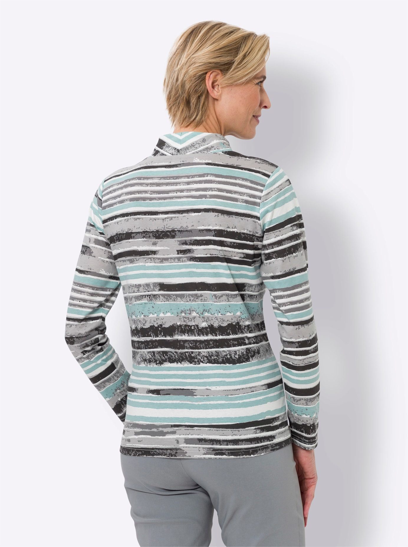 Classic Basics Shirt met staande kraag Shirt met opstaand kraagje (1-delig)