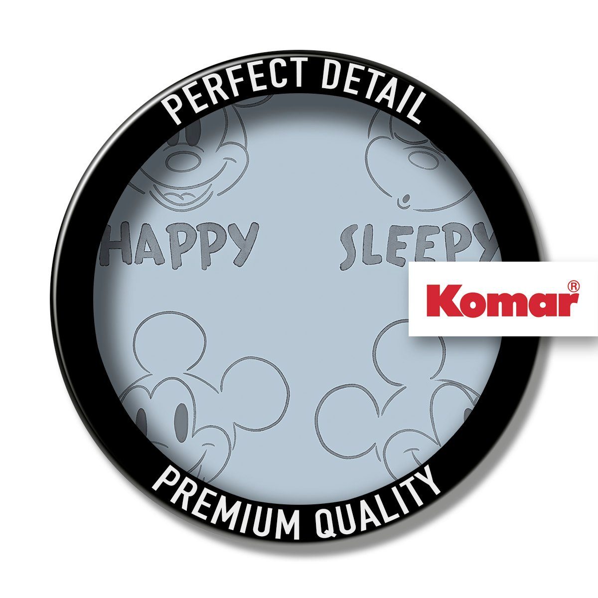 Komar Wanddecoratie Mickey Blue Emotions Wanddecoratie voor de kinderkamer - zonder lijst (1 stuk)