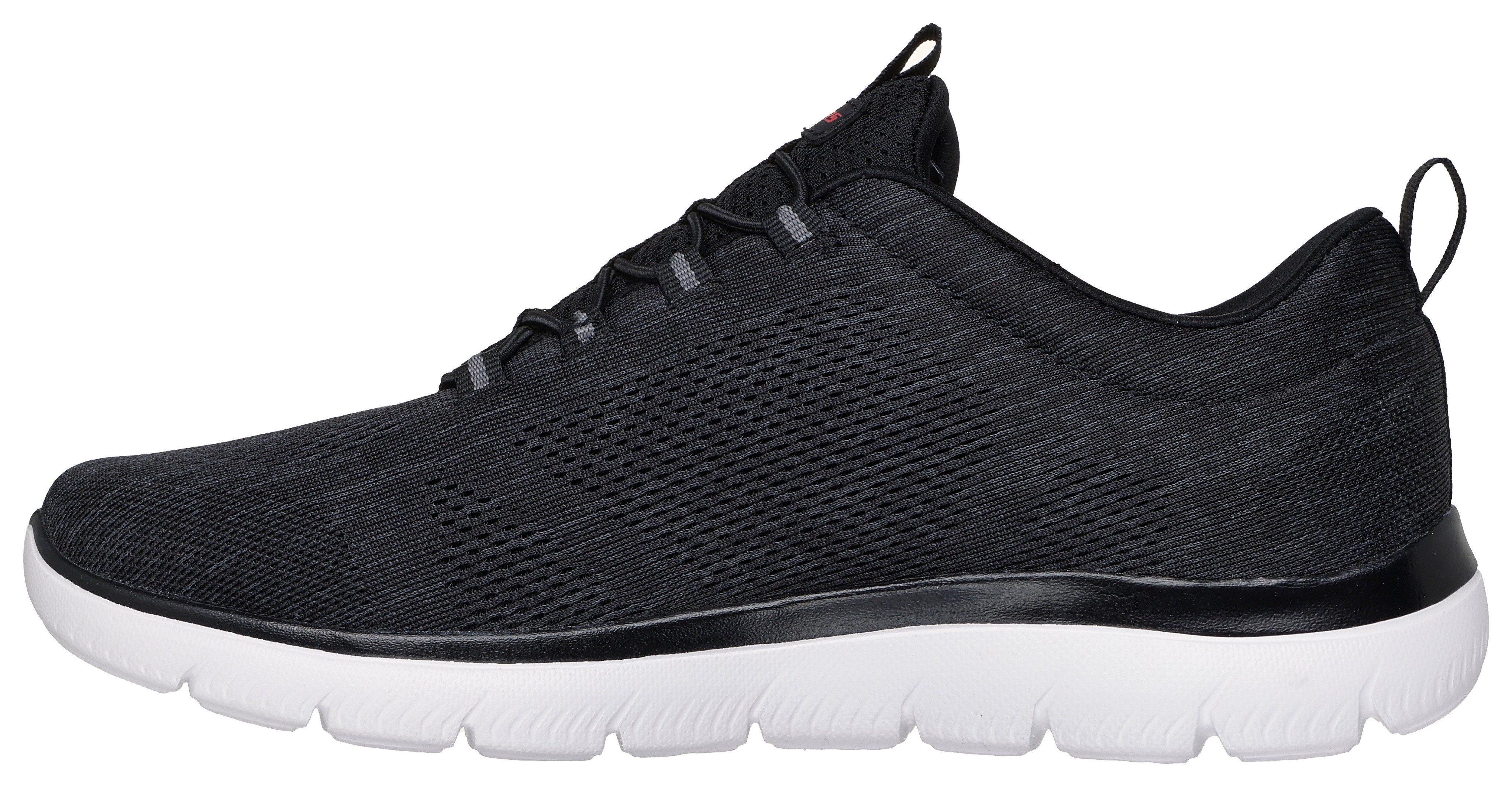 Skechers Slip-on sneakers Summits Vrijetijdsschoen, slipper, comfortschoen met elastiek om in te stappen
