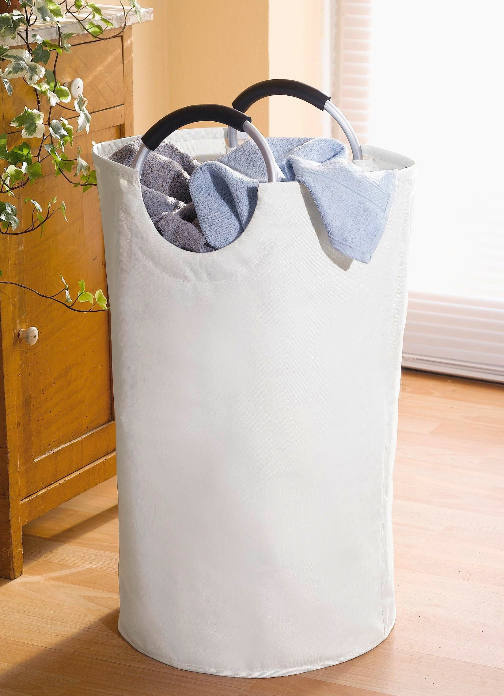 WENKO Waszak Jumbo Wasmand, afmetingen (B/D x H): Ø 38 x 72 cm (1 stuk)