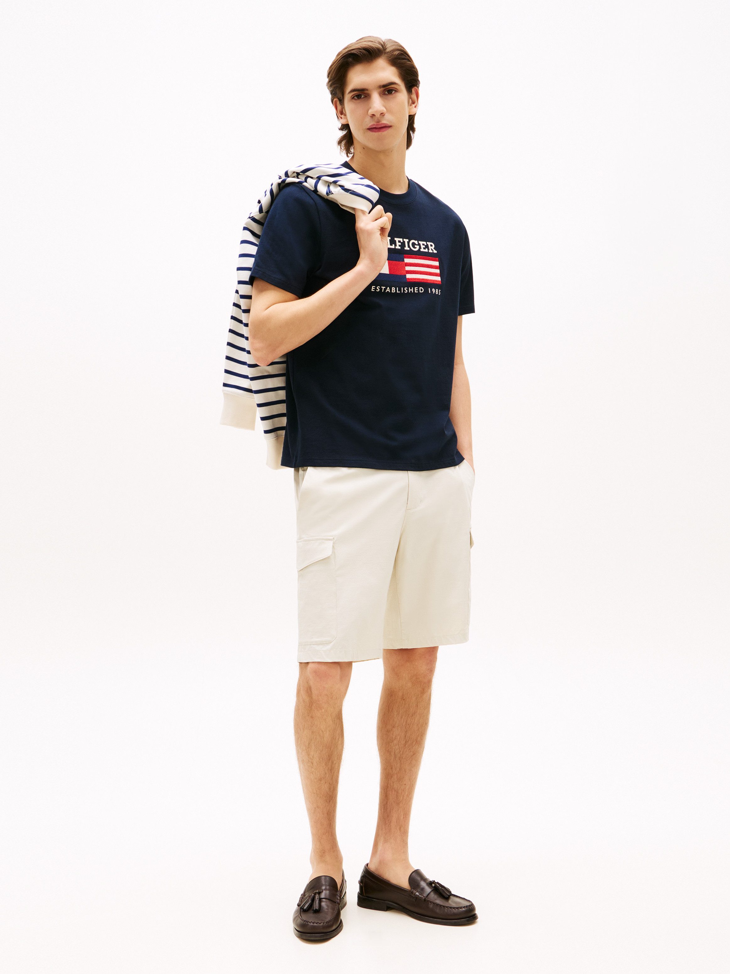 Tommy Hilfiger T-shirt AMERICANA MONOTYPE FLAG BOX TEE