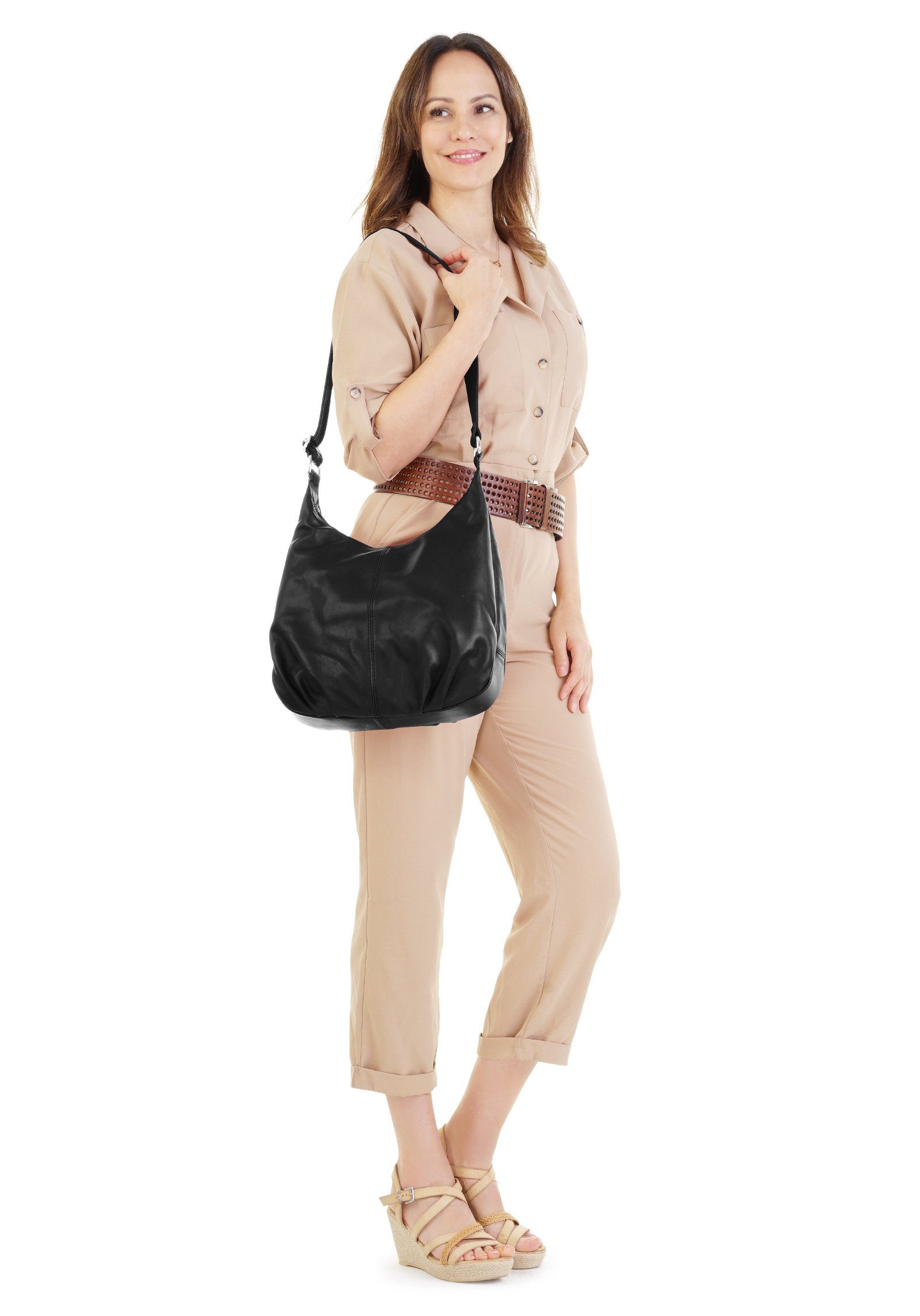 Cluty Shopper echt leer, made in italy