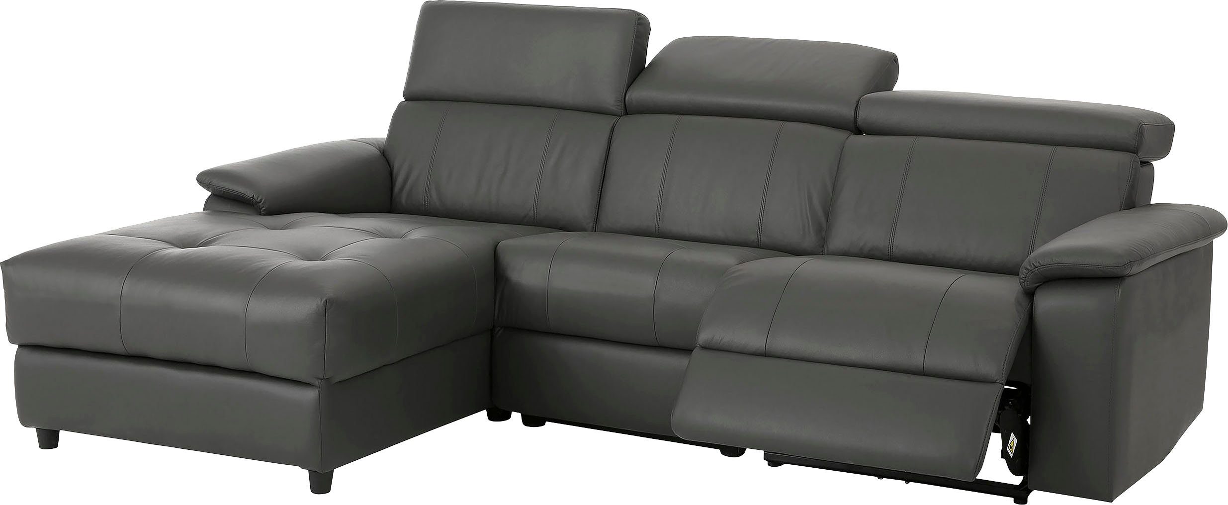 Home affaire Hoekbank Binado, L-vorm, met handmatige of elektrische relaxfunctie met usb-aansluiting