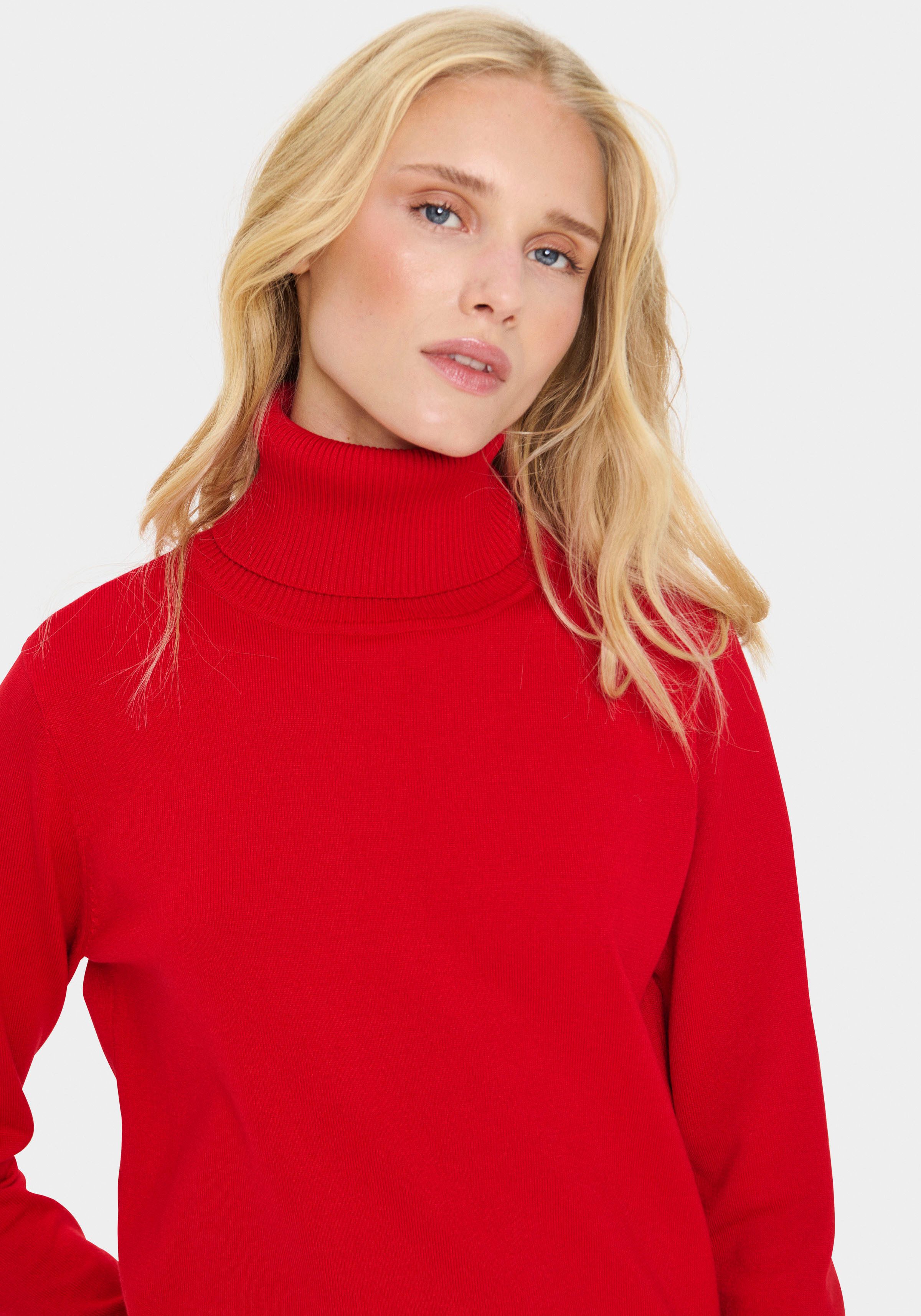 Saint Tropez Gebreide jurk U6801, MilaSZ Rollneck Dress