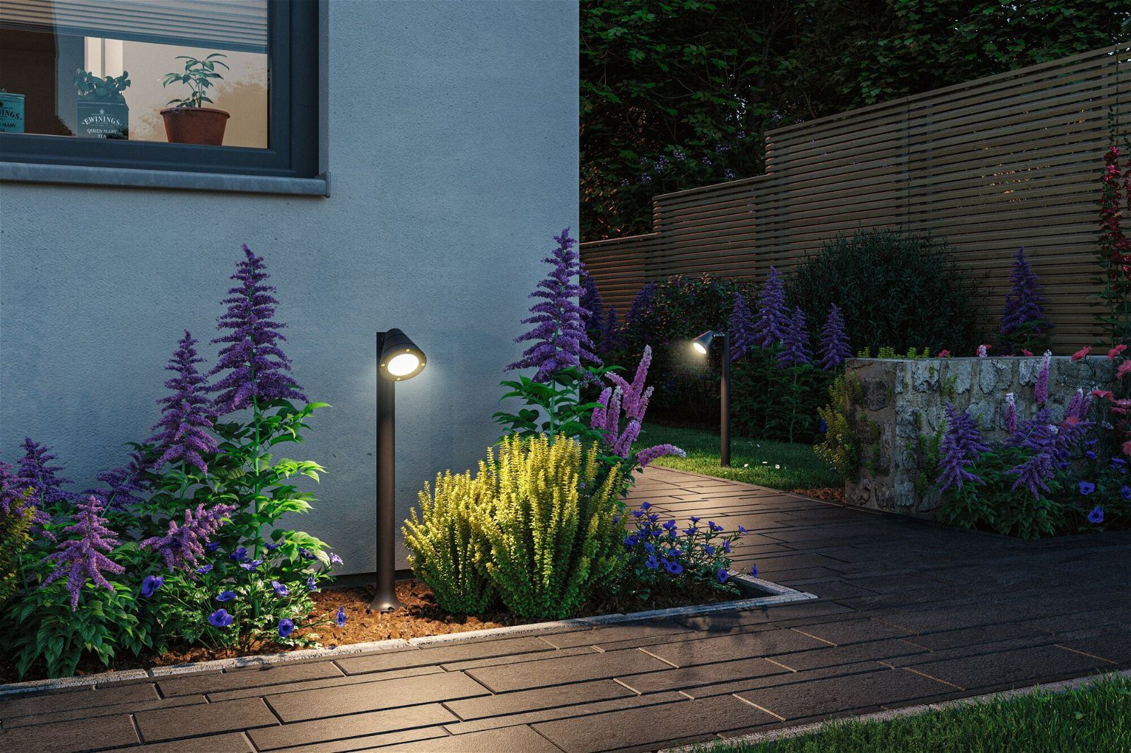 Paulmann Paalverlichting Trian IP44 rond 600mm max. 35W 230V Antraciet GU10 Aluminium (1 stuk)