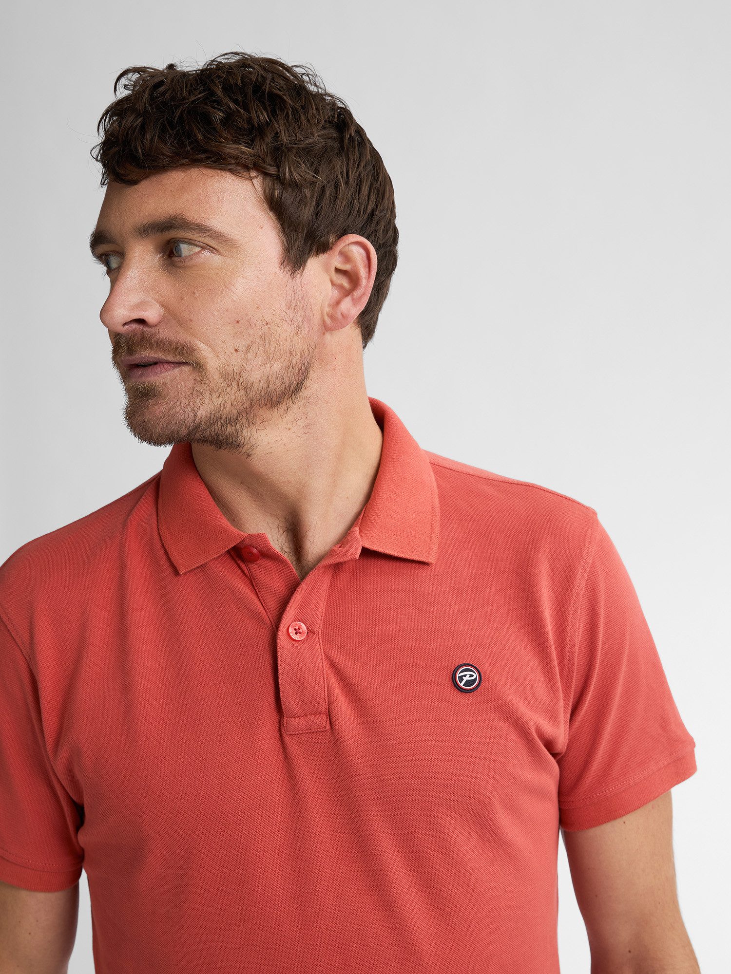 Petrol Industries Poloshirt met geborduurd logo