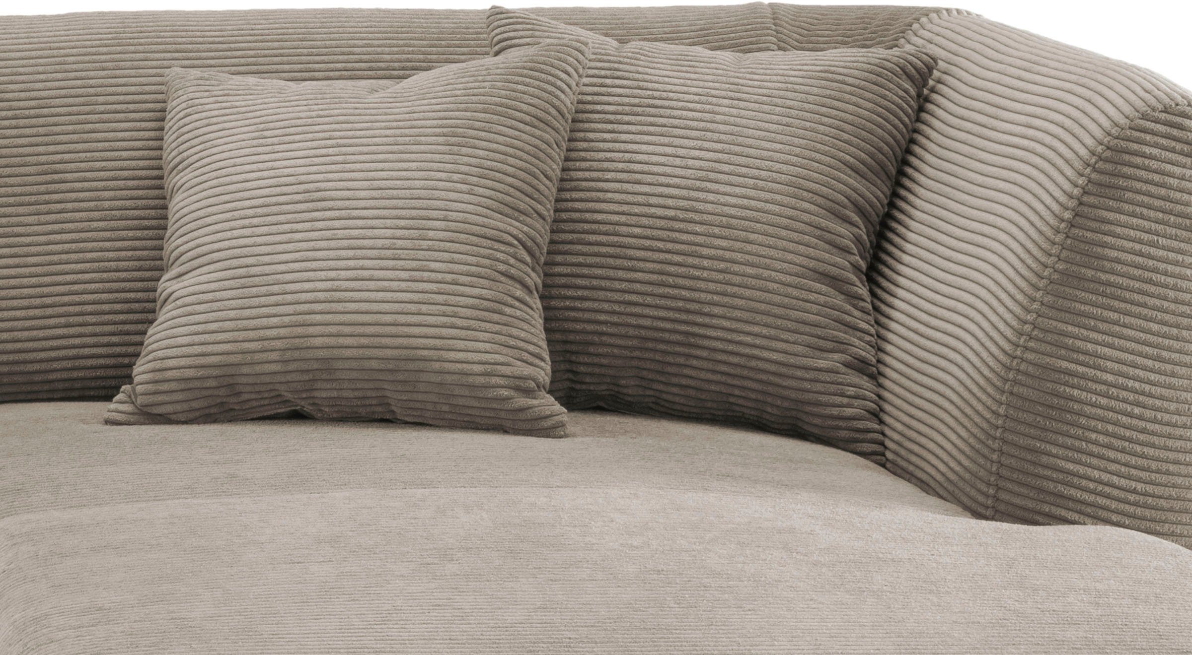 INOSIGN Hoekbank Colori gestoffeerde meubelen met tijdloos elegante rugleuning. L-vorm