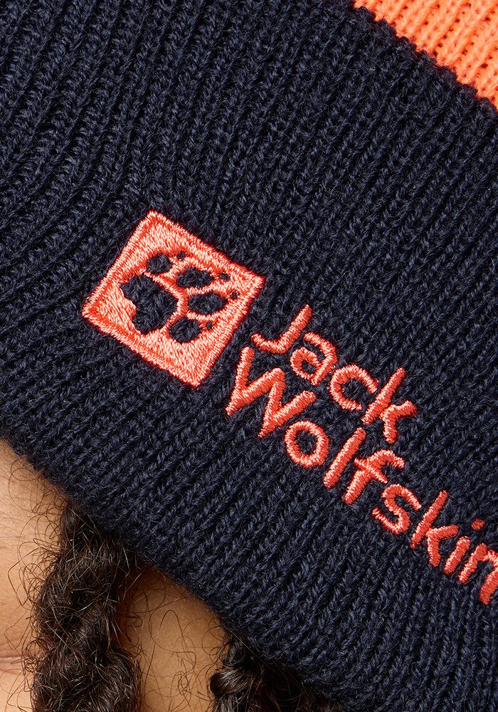 Jack Wolfskin Beanie STRIPY KNIT BEANIE K