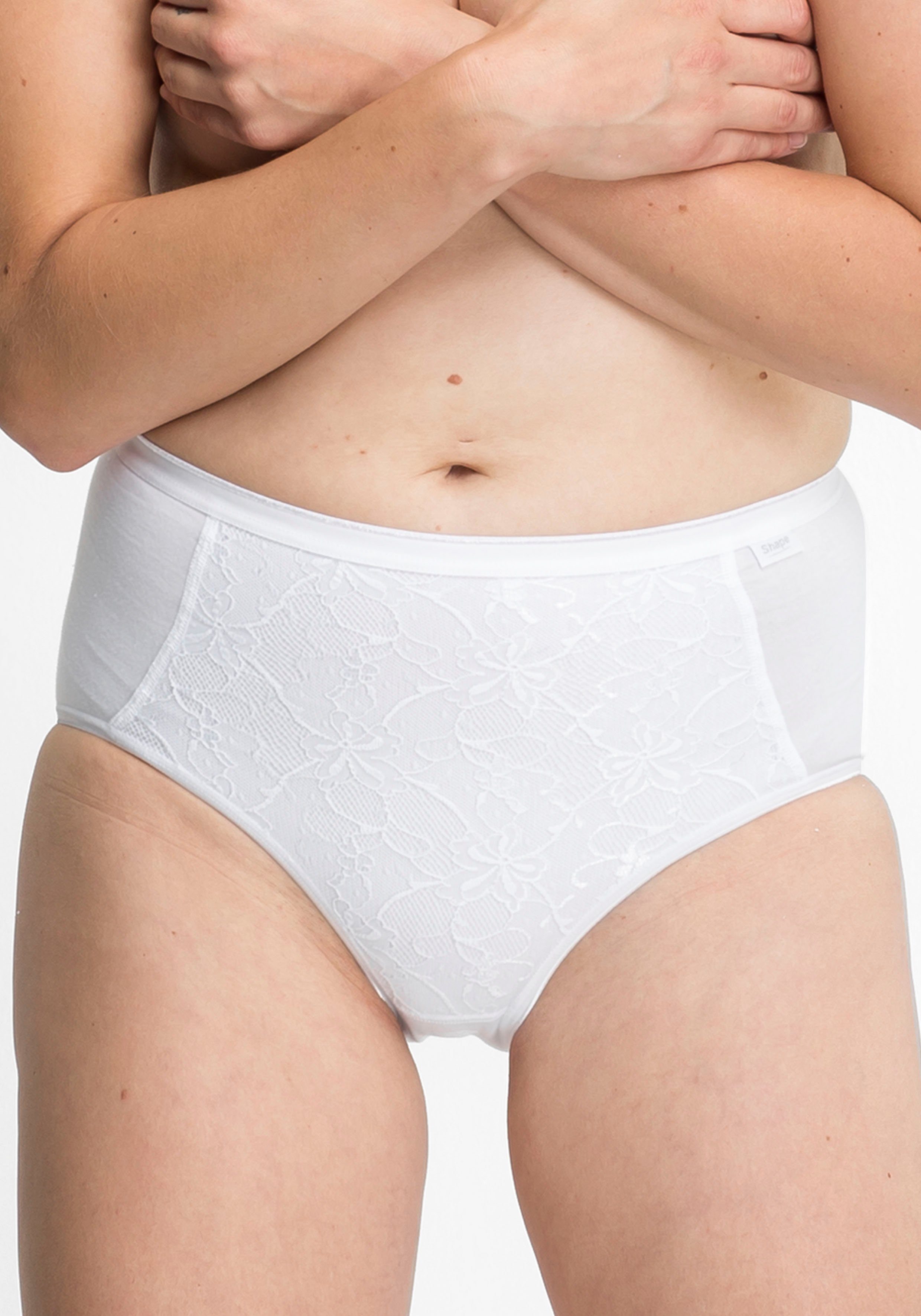 Speidel Modellerende slip Shape Dubbel voorpaneel met kant-plain voor meer steun (2 stuks, Set van 2)