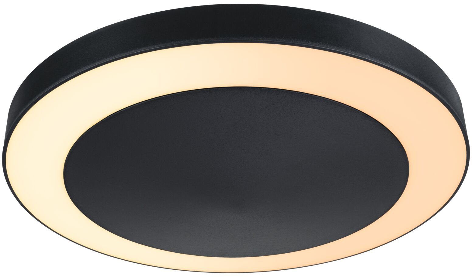 Paulmann Plafondlamp Circula Plafondlamp, nikkel-mat, 22,5 cm, warmwit, plafondverlichting, lamp (1 stuk)