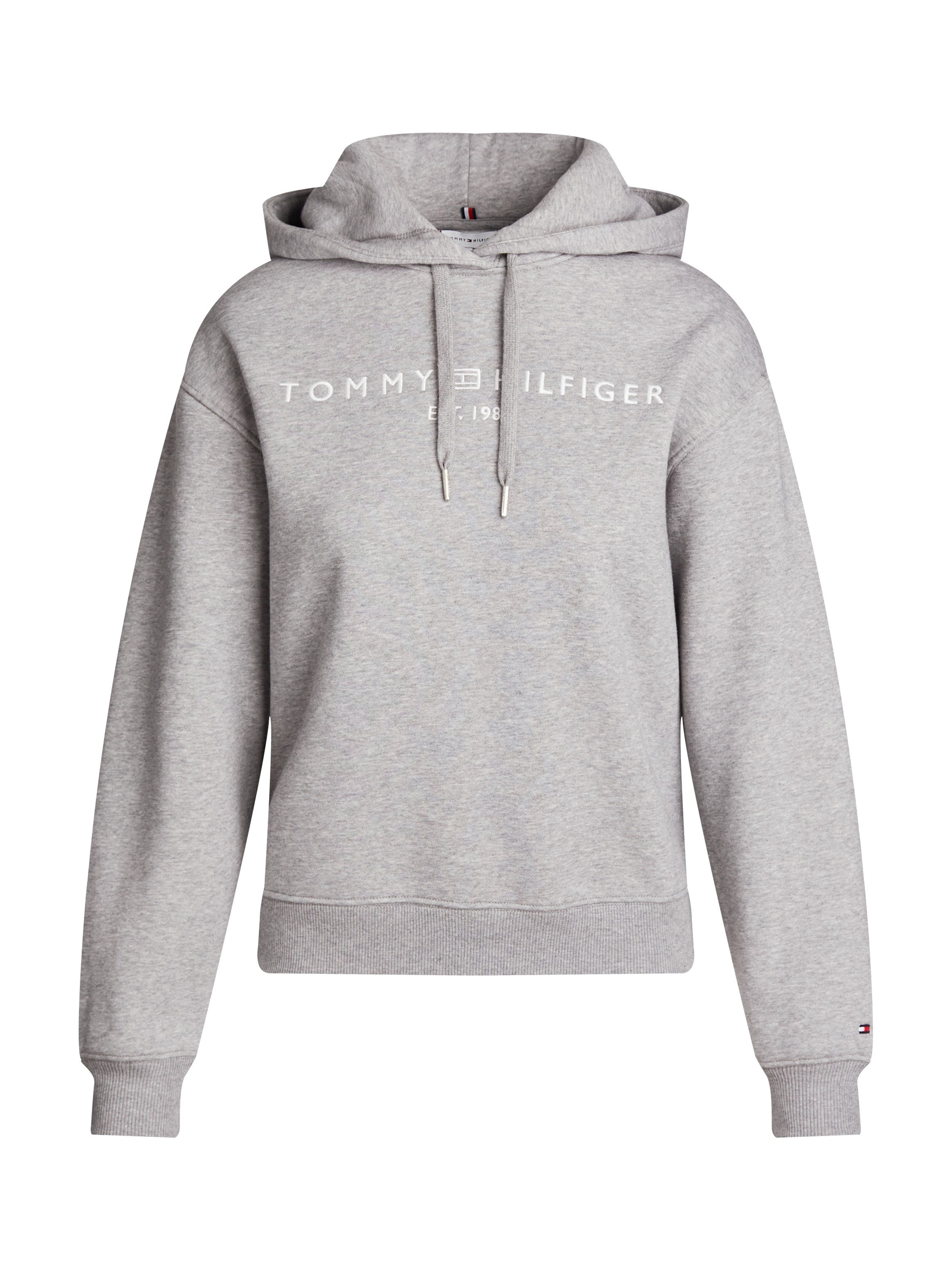 Tommy Hilfiger Hoodie MDRN REG CORP LOGO HOODIE met geborduurd logo-opschrift