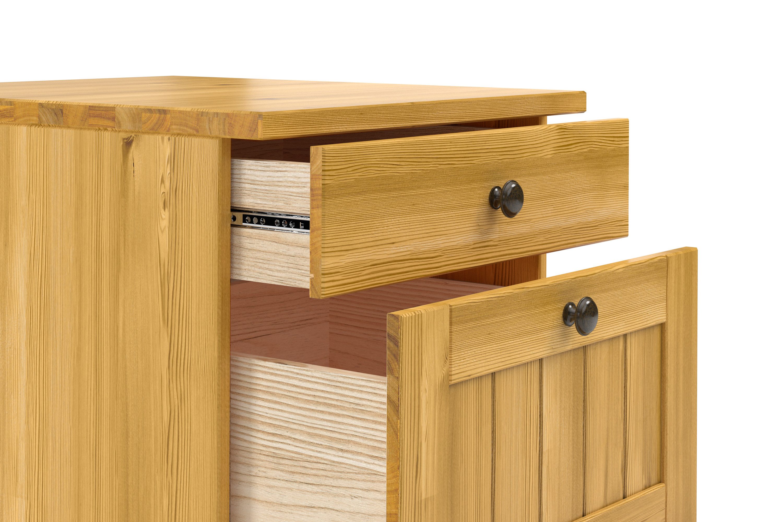 Home affaire Onderkast Alby2 , met metalen handgrepen, breedte 50 cm