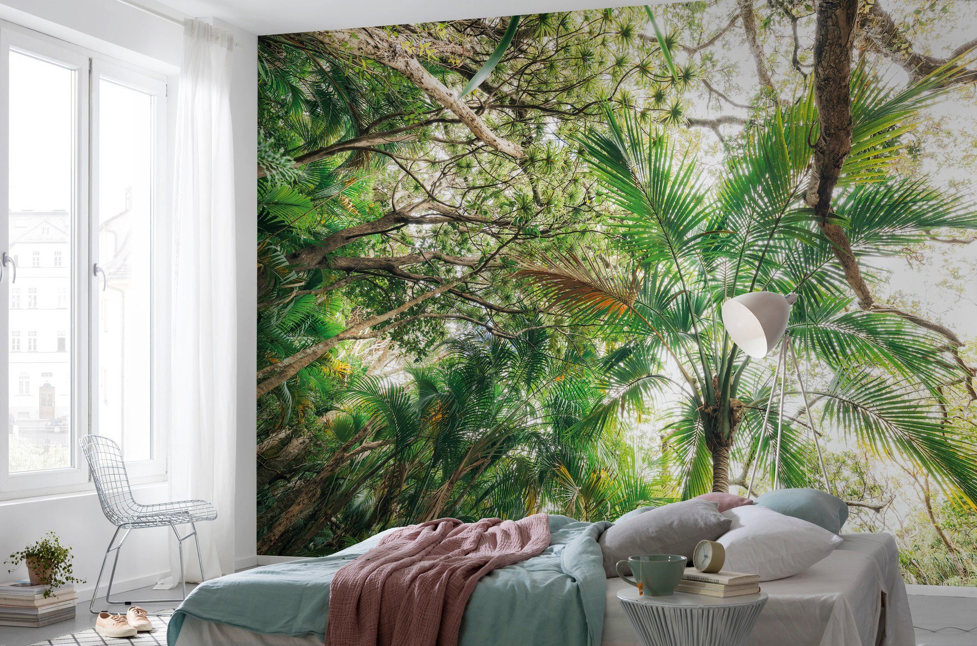 Komar Vliesbehang Digitale print vlies - Touch the Jungle - Afmeting 450 x 280 cm (9 stuks)